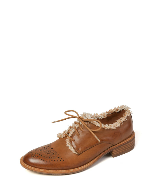 232 - Zapatos brogue de cuero
