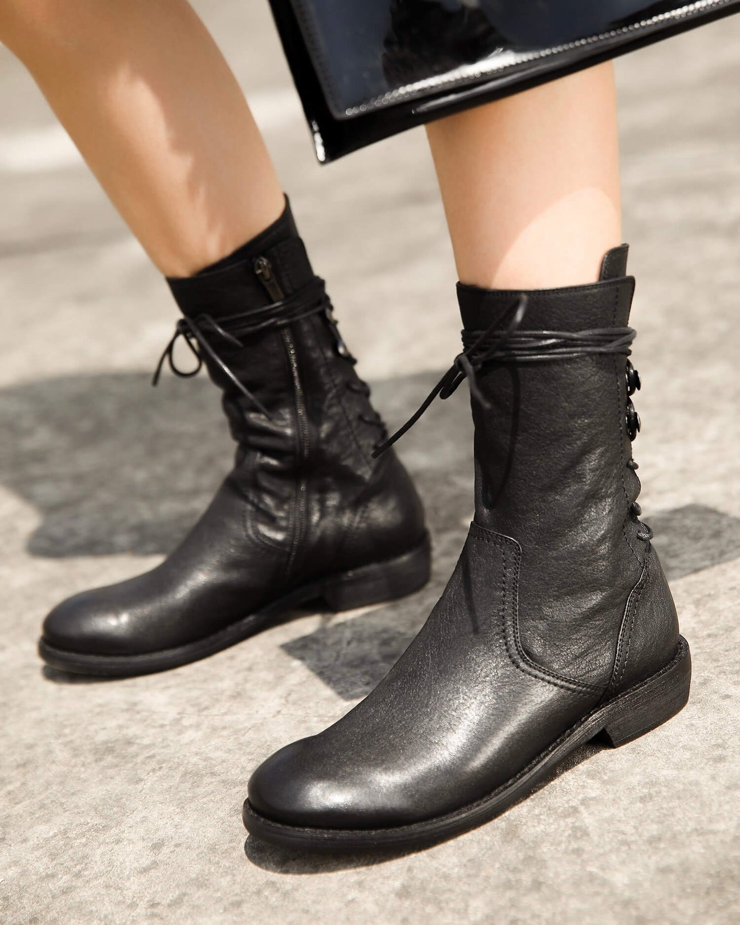 730-horsehide-boots-black-model