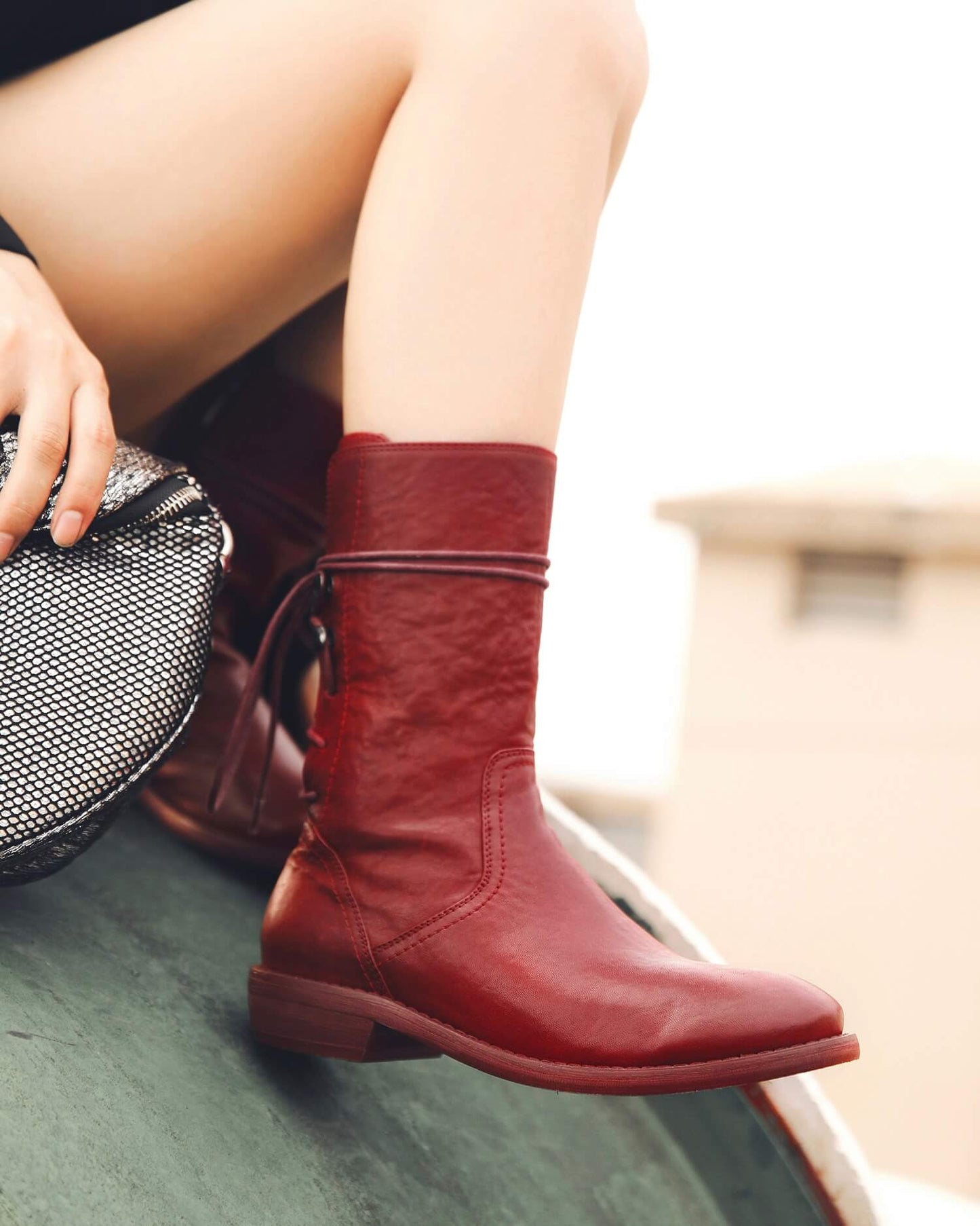730-horsehide-boots-red-model-1