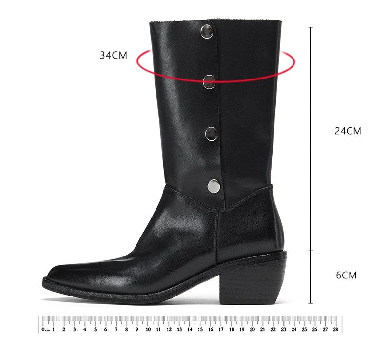 Alla - Mid Calf Boots