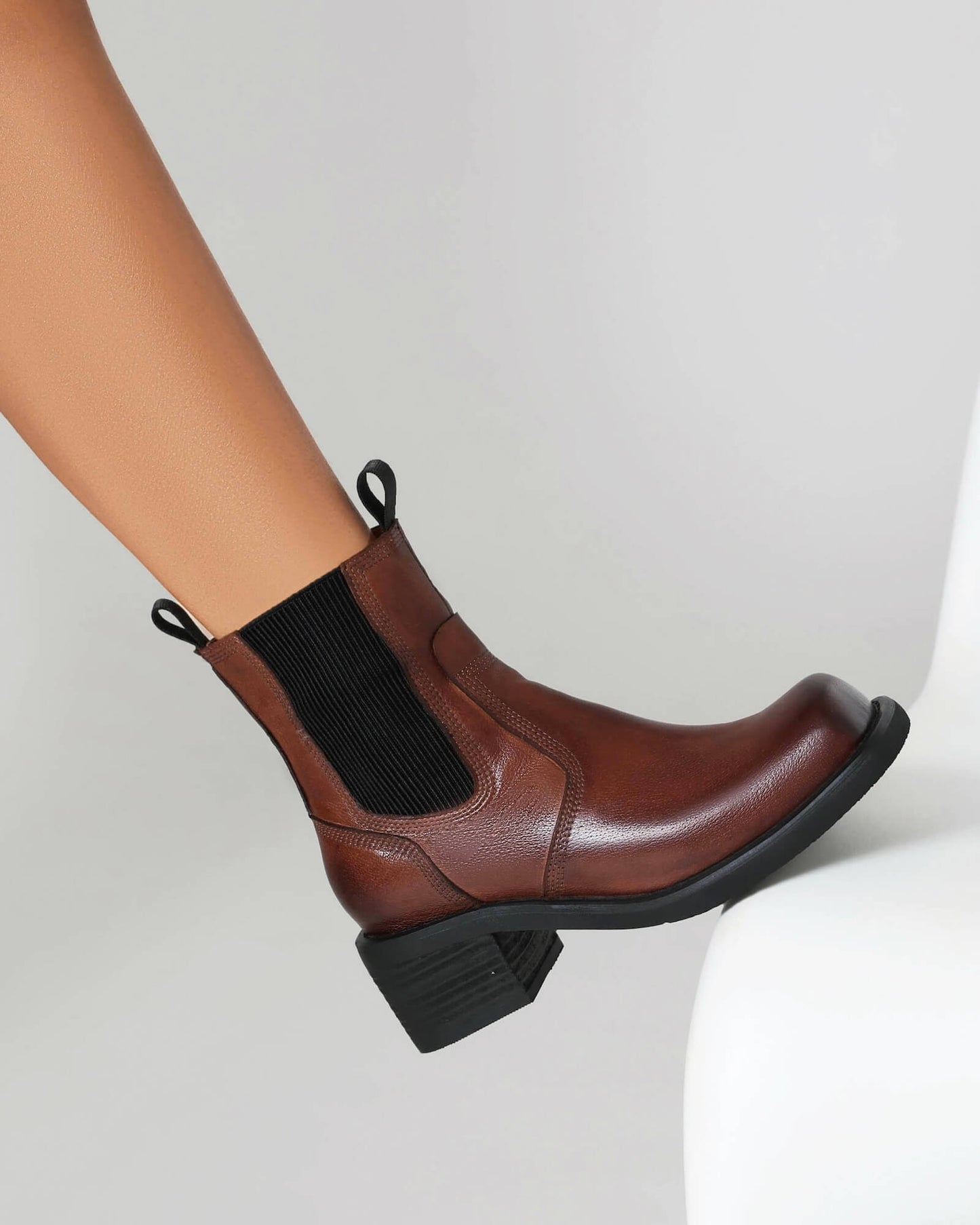 Bora-square-toe-brown-leather-chelsea-boots-model-3