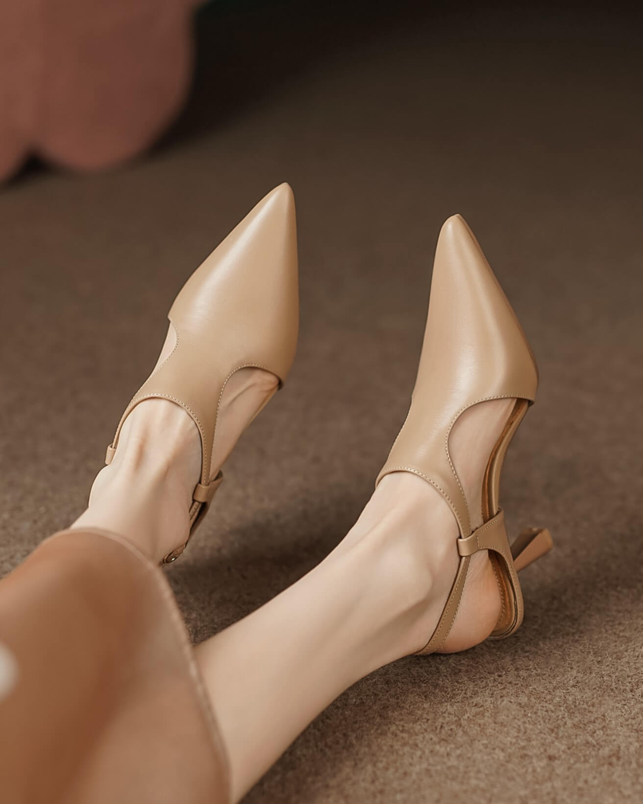 Ella - T Strap Slingbacks