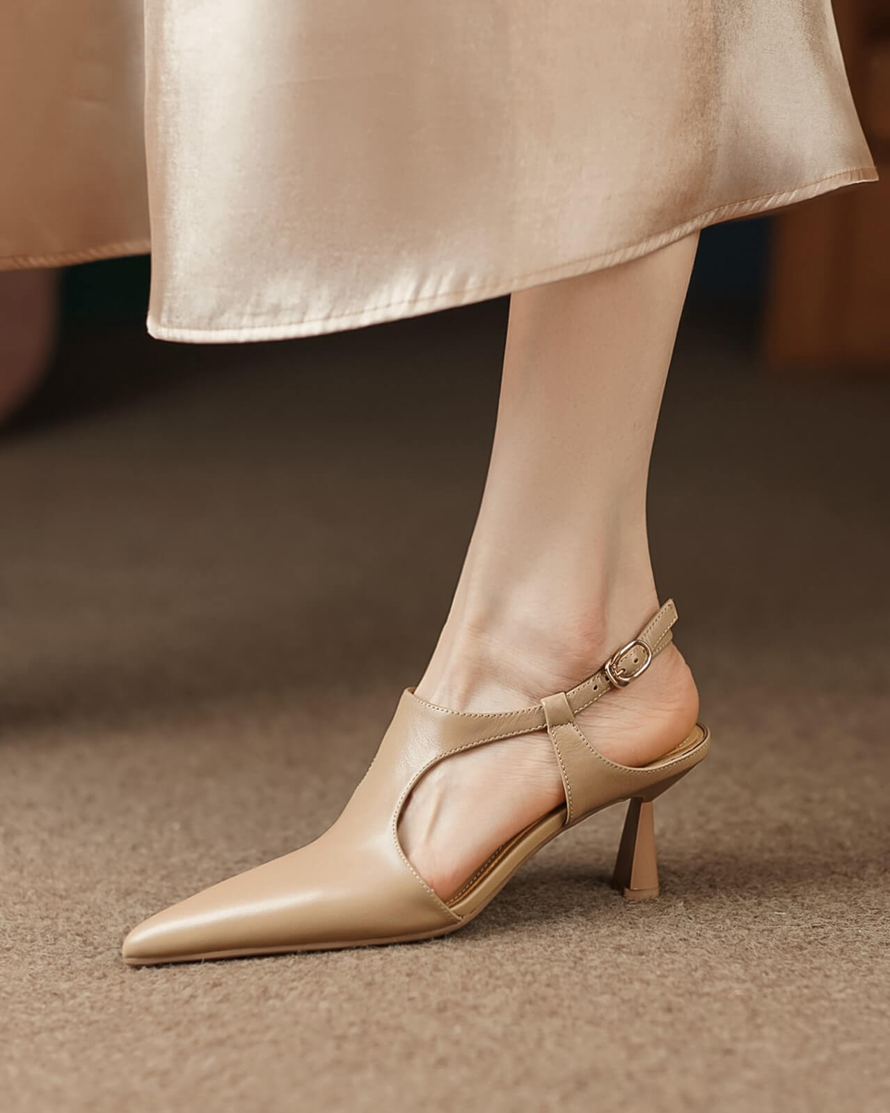 Ella - T Strap Slingbacks