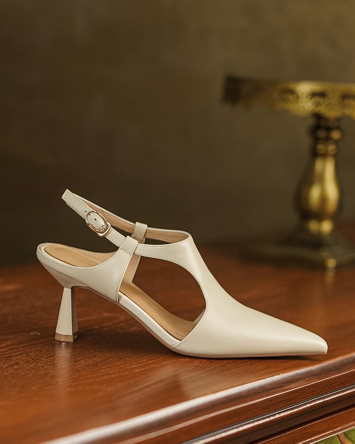 Ella - T Strap Slingbacks