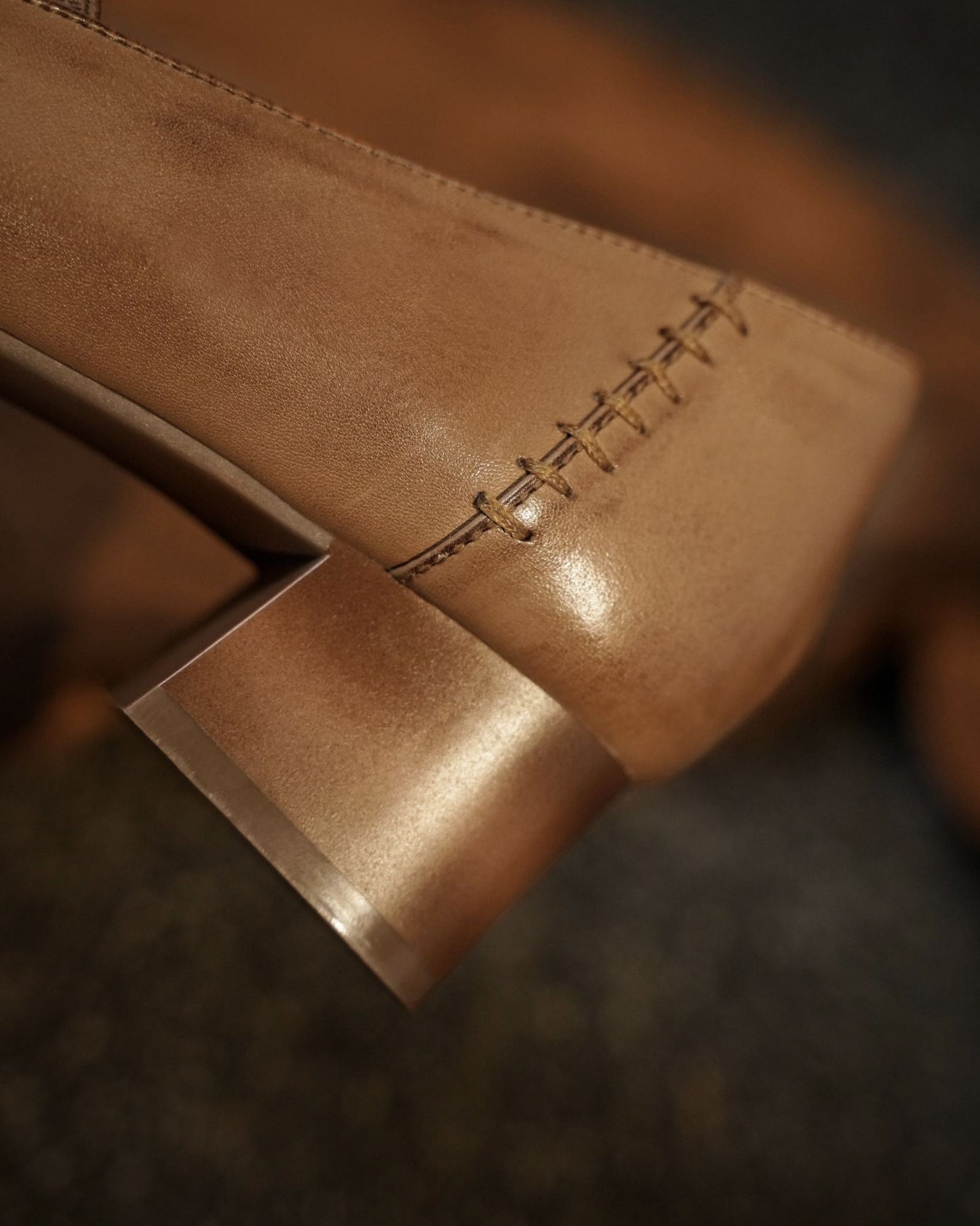 Fori - Mocassins en cuir avec coutures