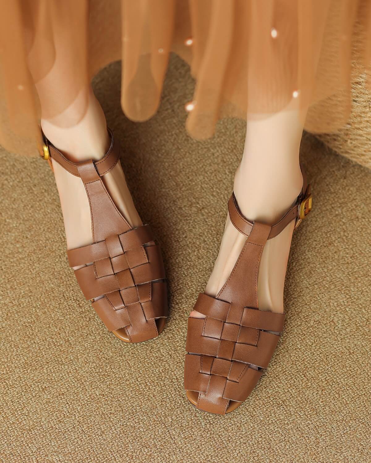 Imlay-woven-fisherman-sandals-brown-leather-model