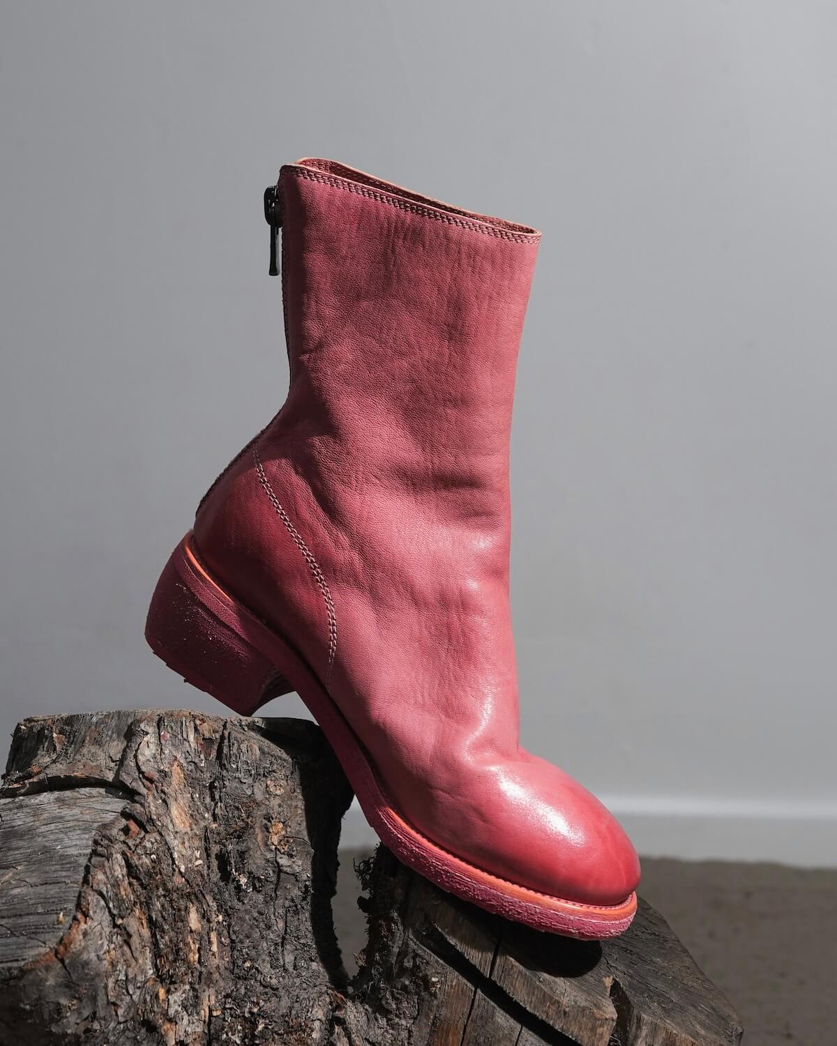 Jorma-horsehide-western-boots-cherry-blossom-1