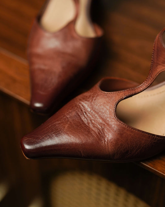 Latur - Zapatos de correa en T de piel de caballo