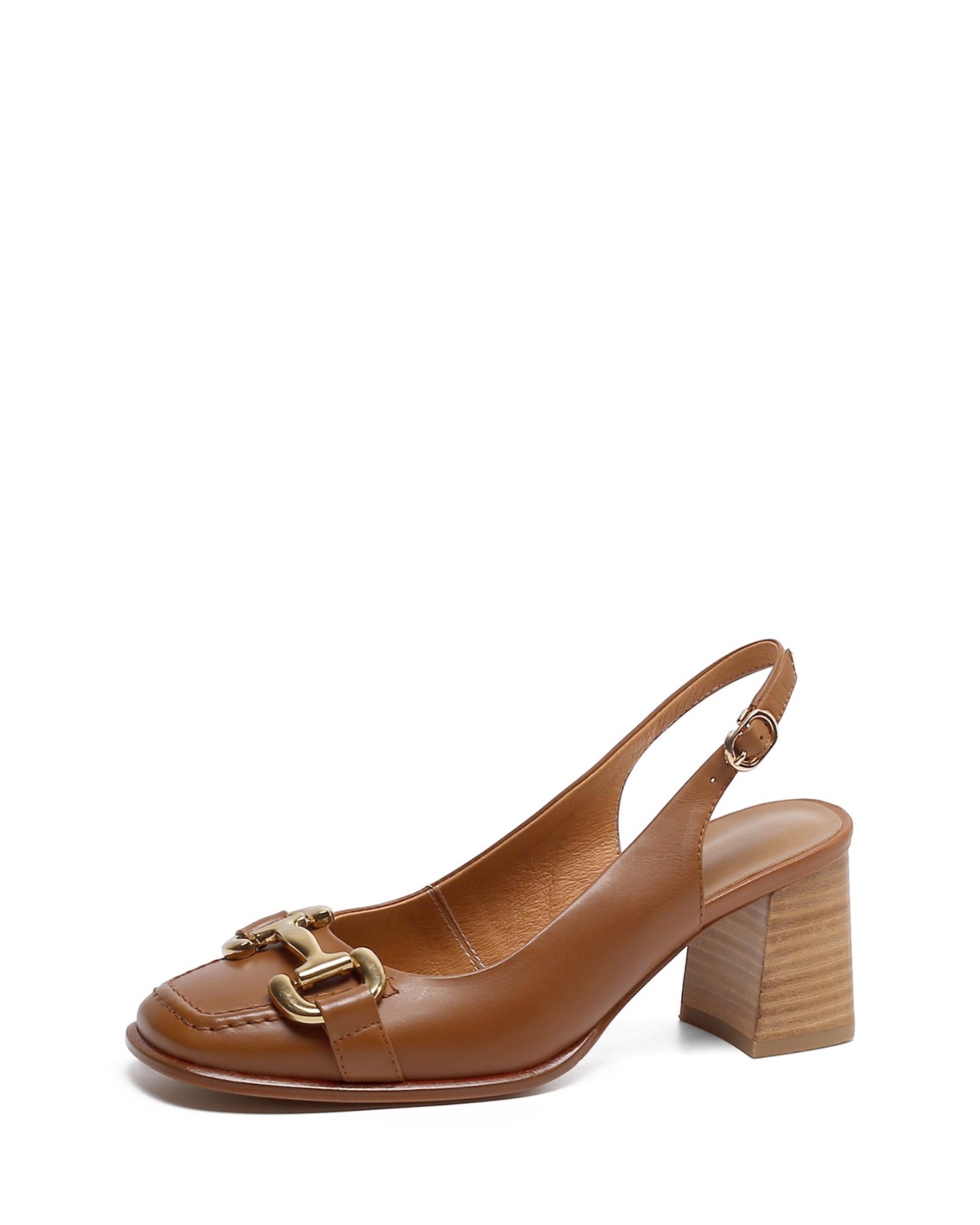 Loa-hardware-slingback-heels-brown-leather