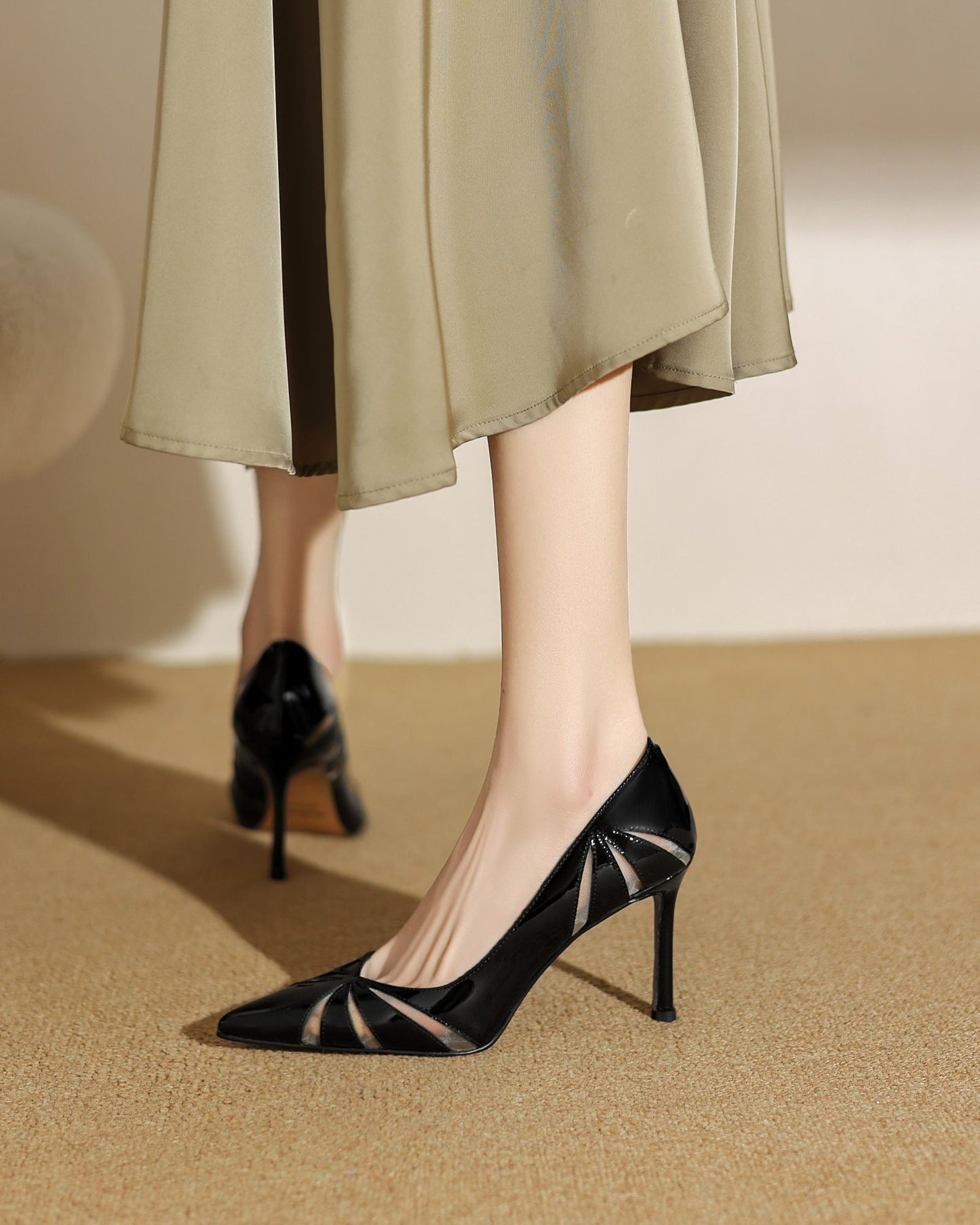 Marza - Escarpins en cuir verni