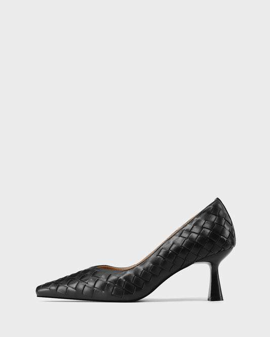 Misora-lambskin-woven-heels-black