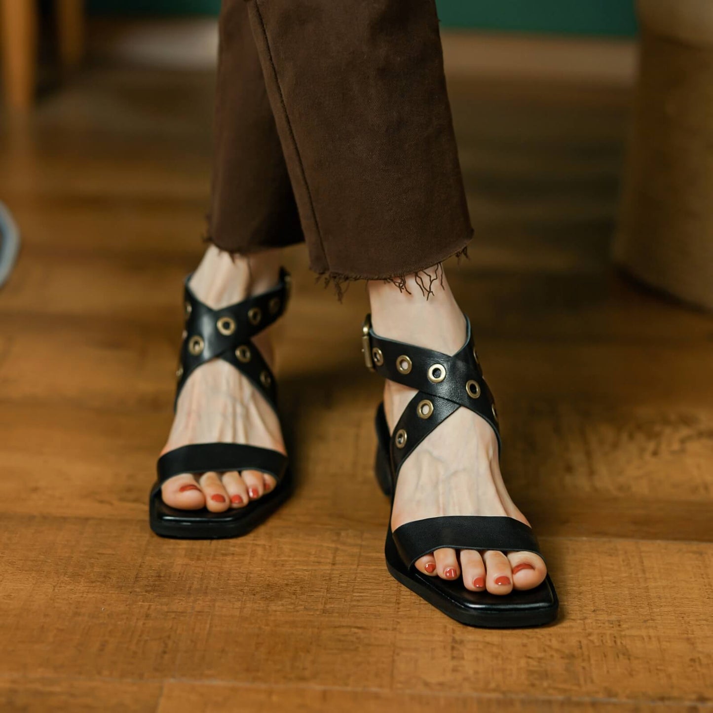Savino - Leather Straps Sandals