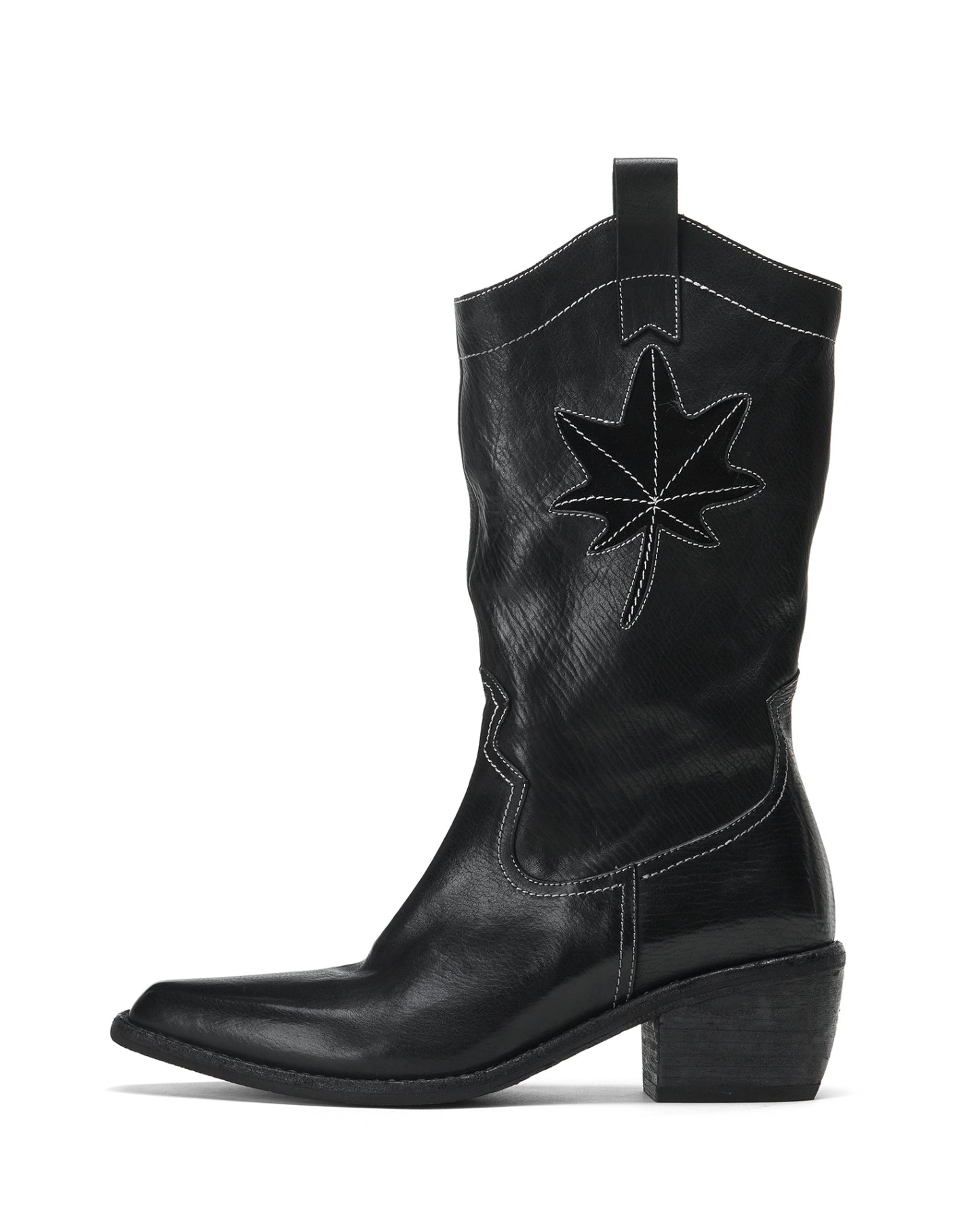RS 6 - Stitching Mid Calf Boots