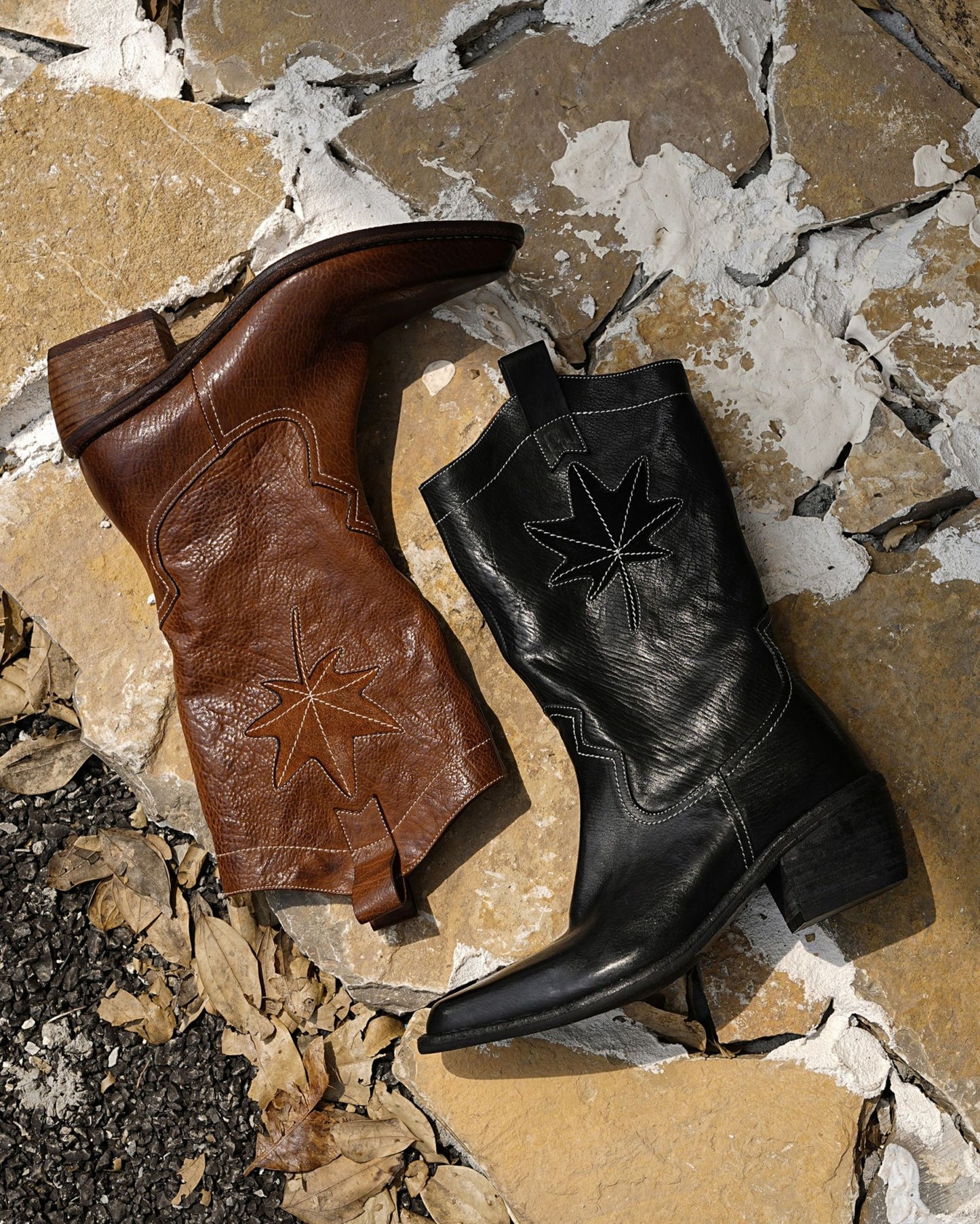 RS 6 - Stitching Mid Calf Boots