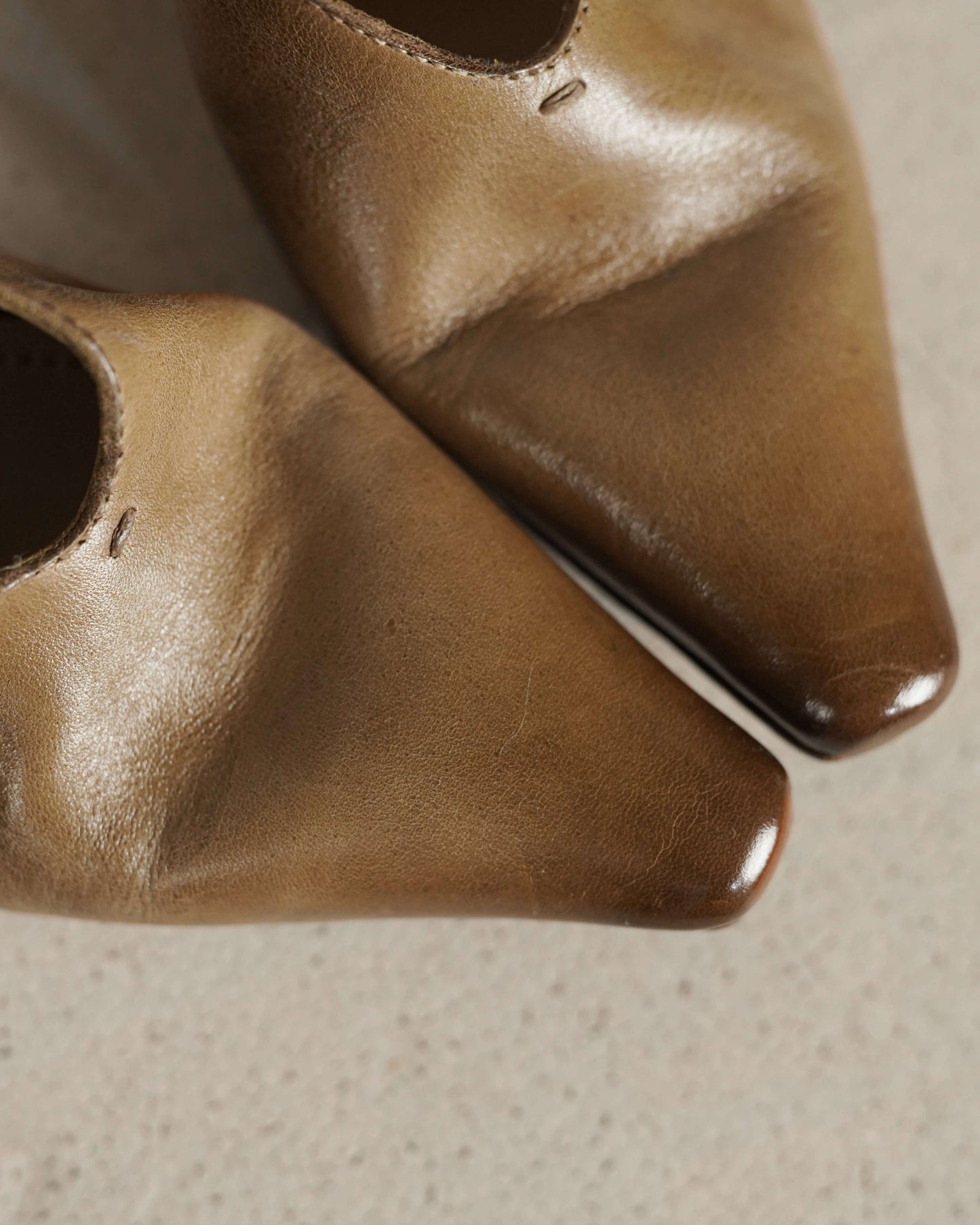 Saton - Zapatos de salón de piel de caballo (suela de cuero)