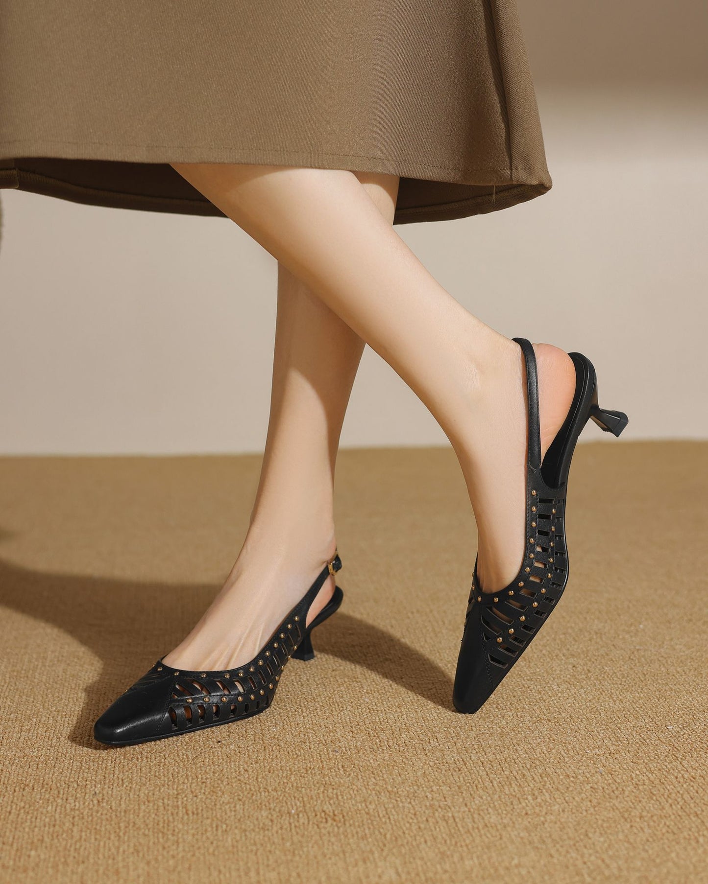 Siva - Studded Slingback
