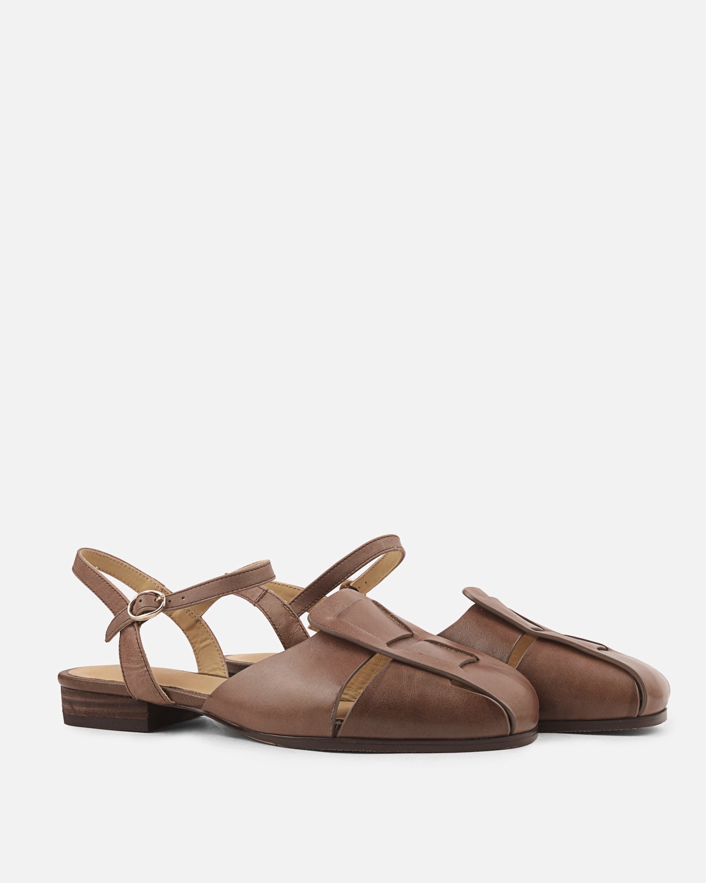 Voda - Platta Läder Sandaler