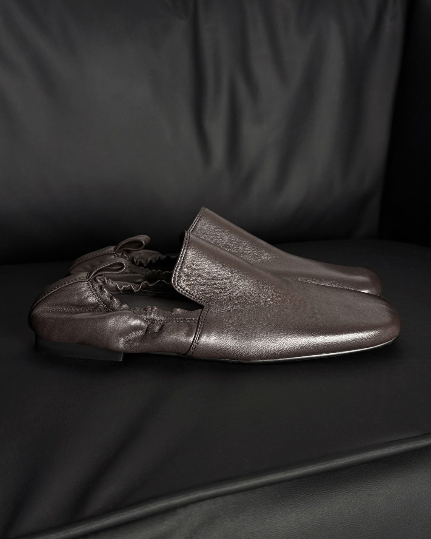 Lambskin Square Loafers