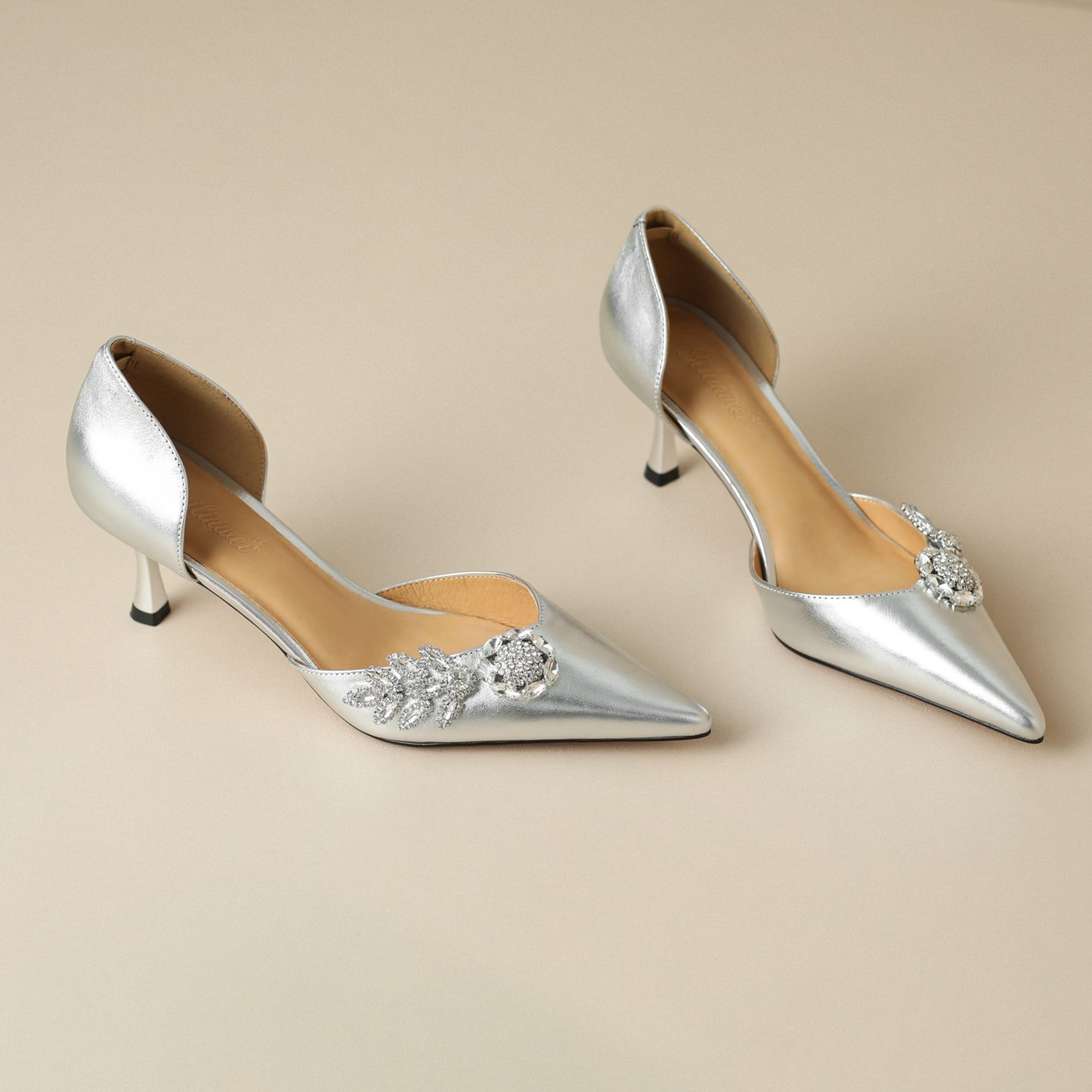 Sva - Tacones d'Orsay con pedrería