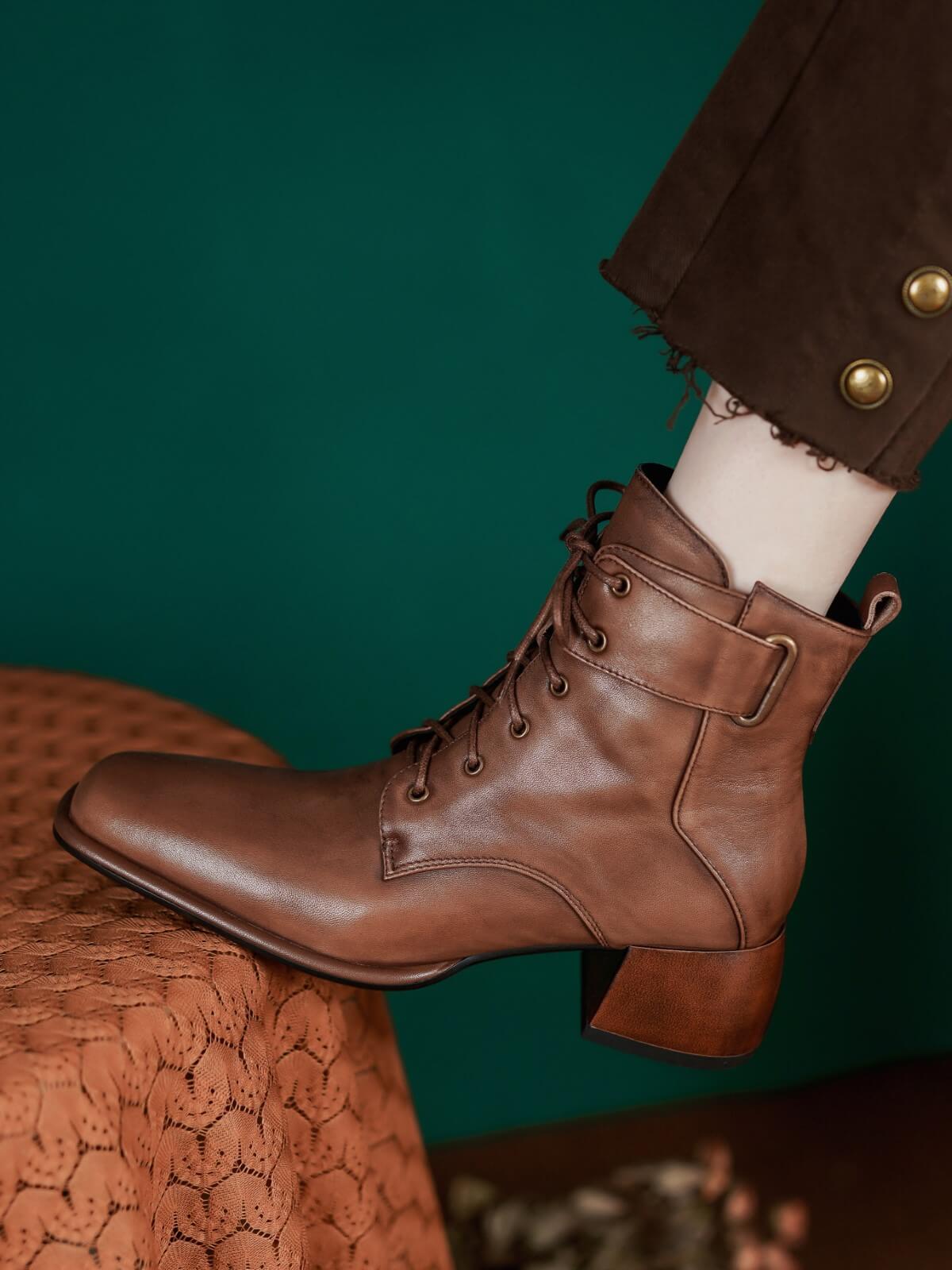 Almer-Brown-Leather-Boots-Model-1