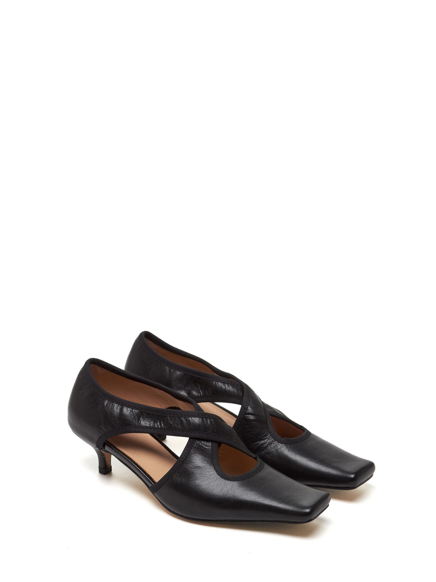 Celona-Crisscross-Strap-Black-Pumps-1