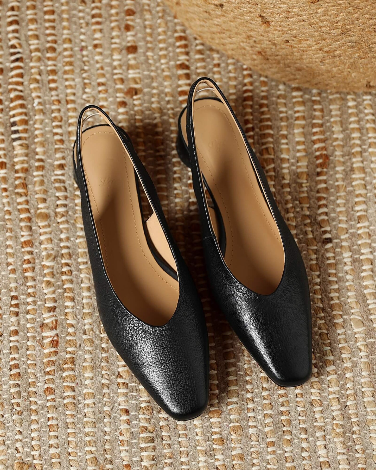 Ganni-black-lambskin-slingback-pumps-1
