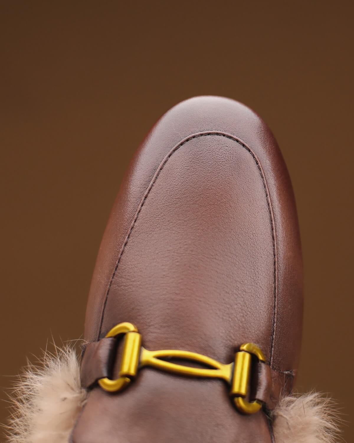 Helen-Fur-Lined-Brown-Loafers-2