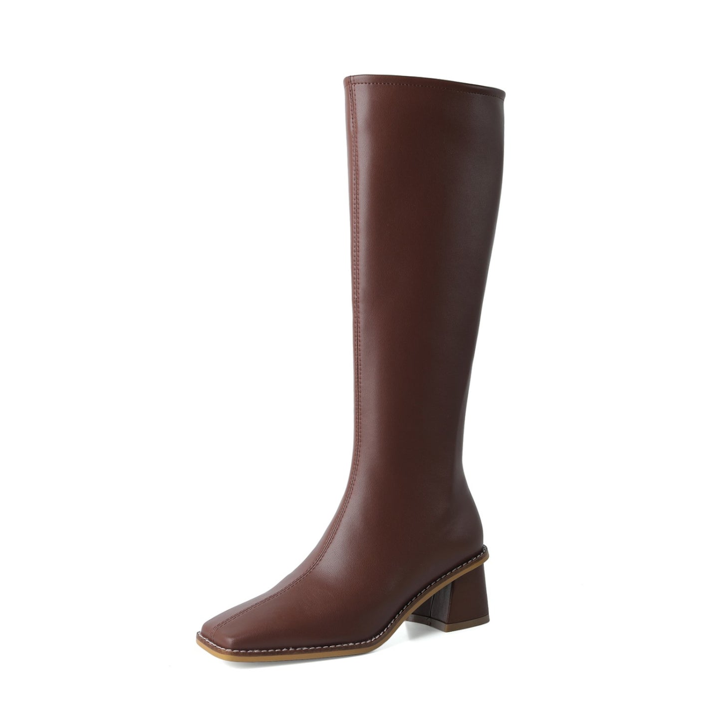 Klea-Square-Toe-Block-Heel-Brown-Knee-High-Boots