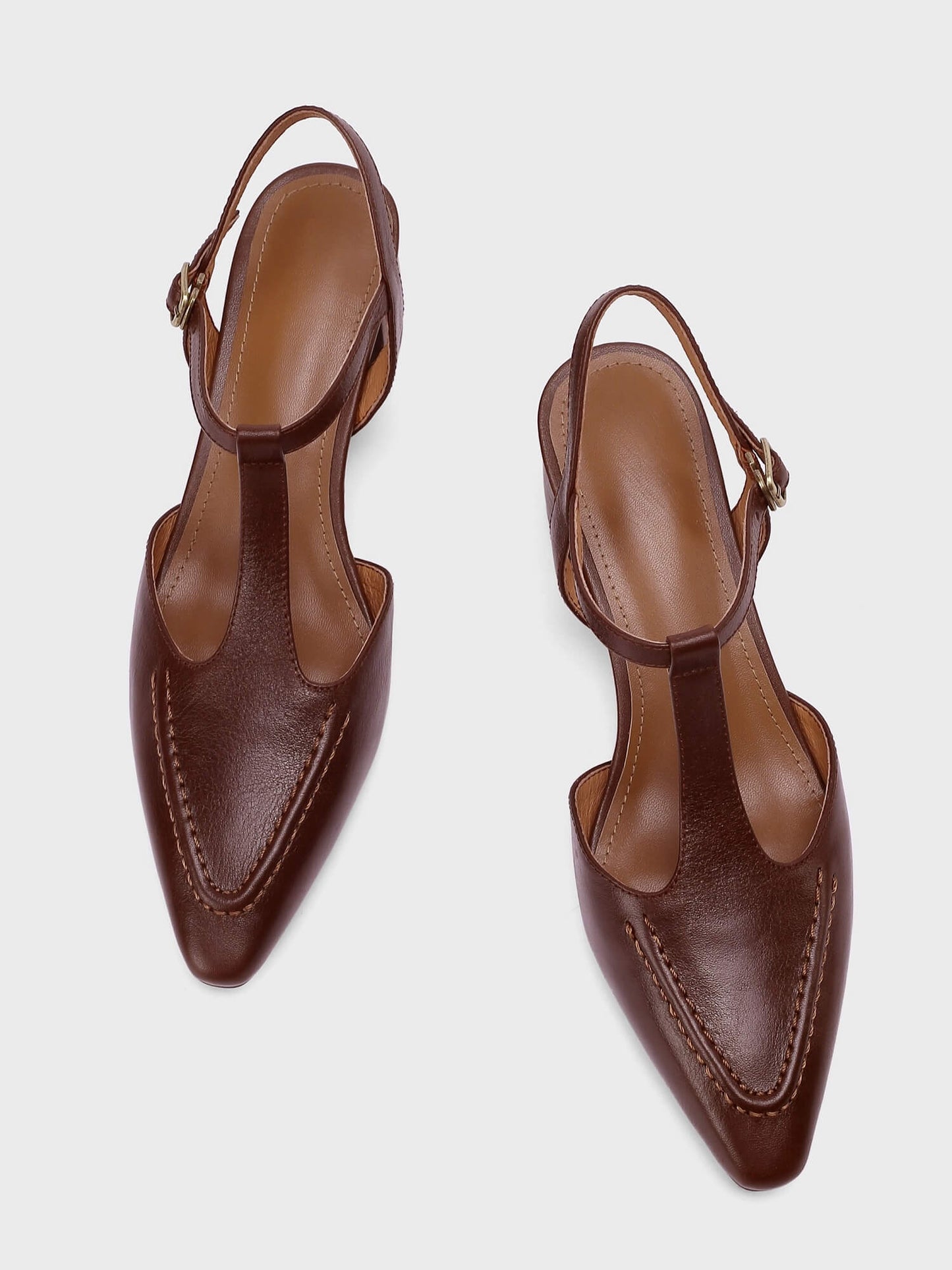 Loka-Brown-T-Strap-Leather-Pumps-1