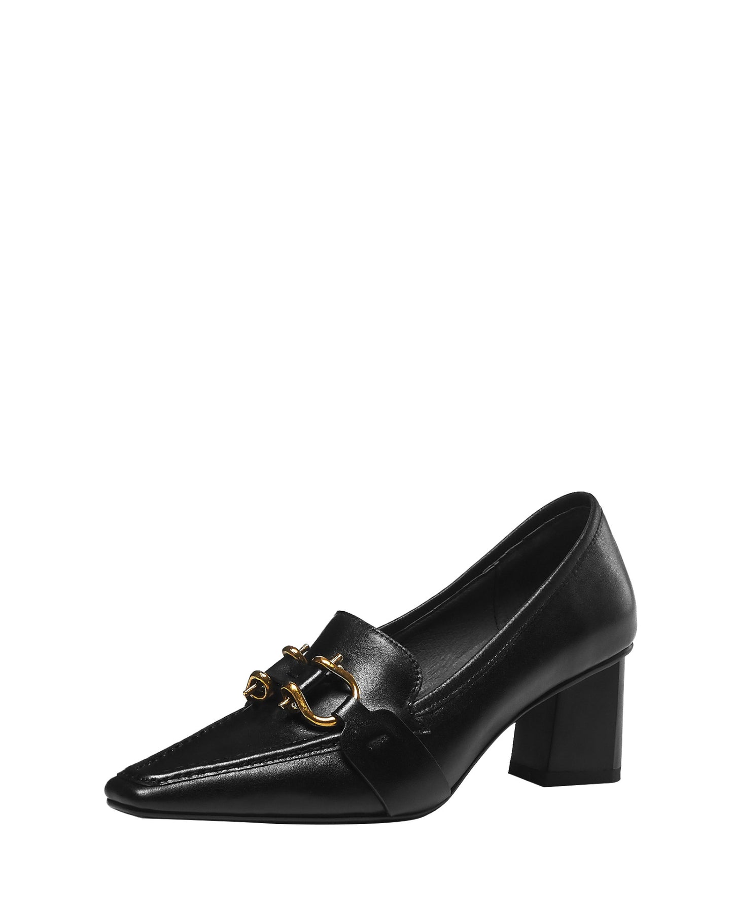 Vala-Black-Leather-Block-Heel-Loafers