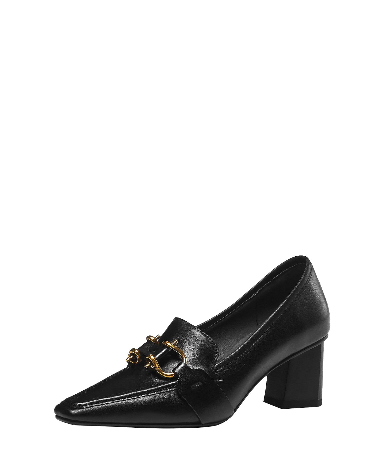 Vala-Black-Leather-Block-Heel-Loafers