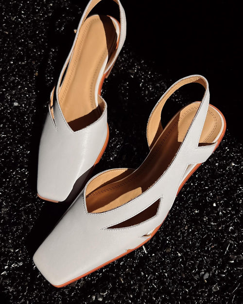 456 - Asymmetrical Strap Sandals