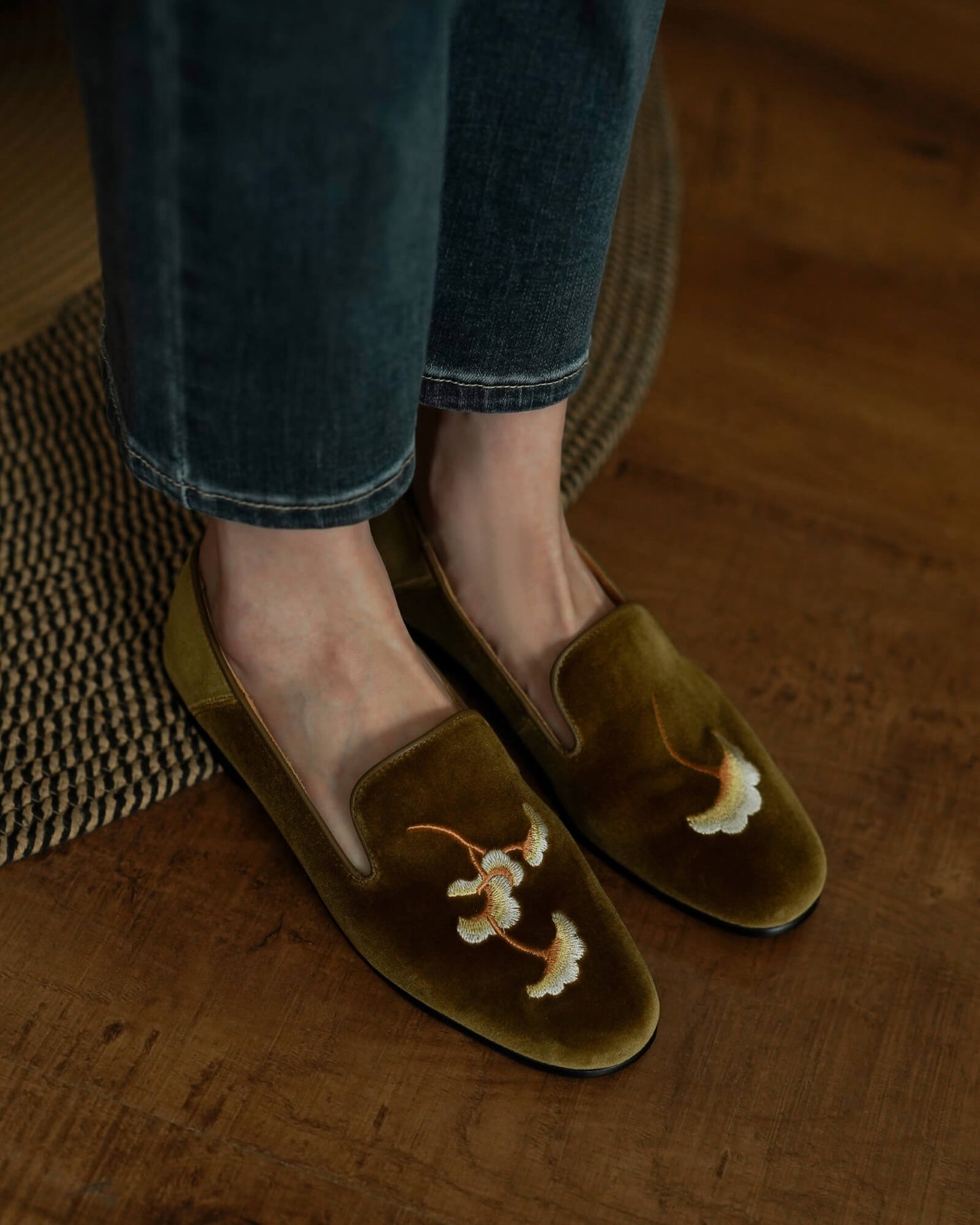 545 - Embroidered Loafers