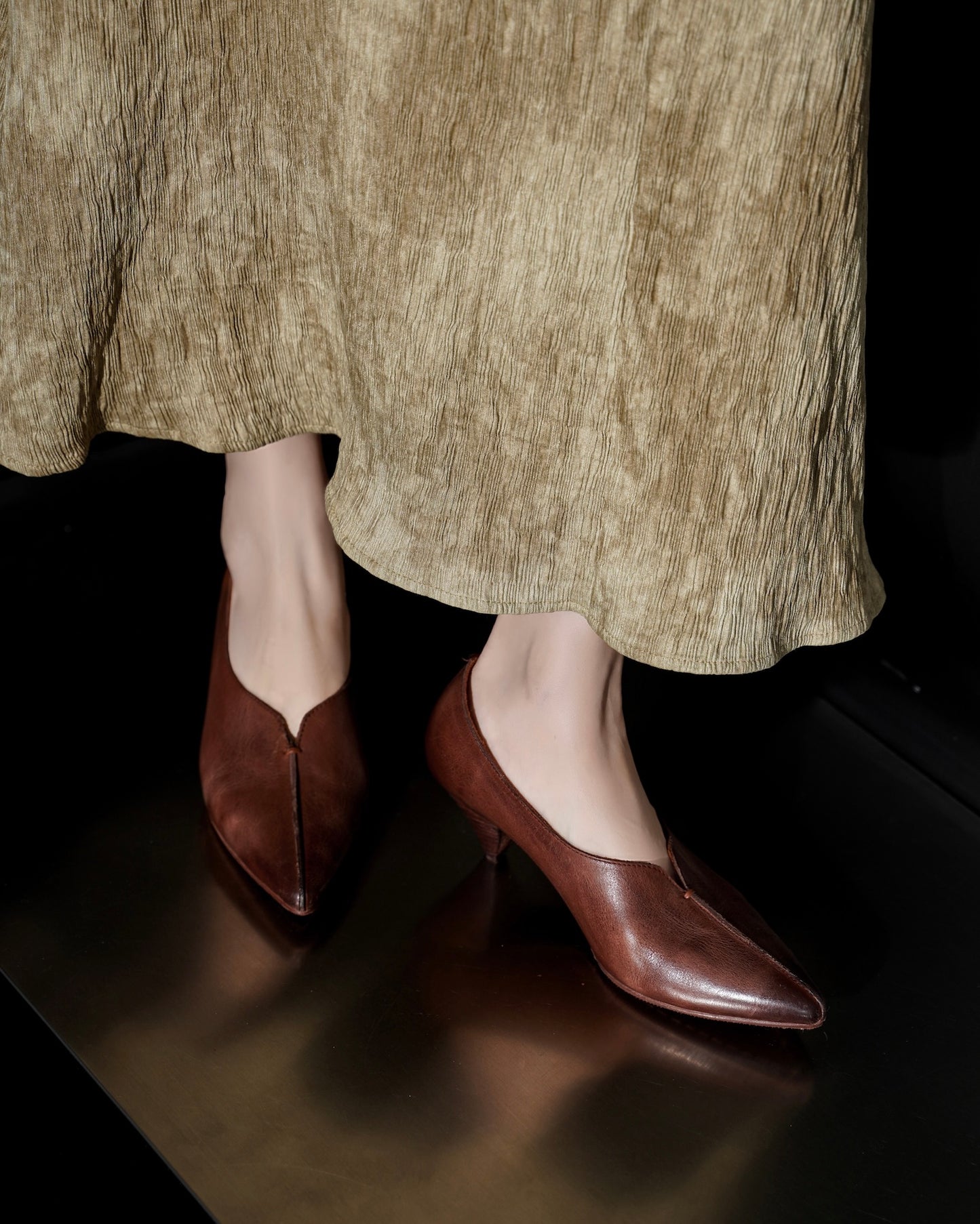 623 - Zapatos de piel de caballo