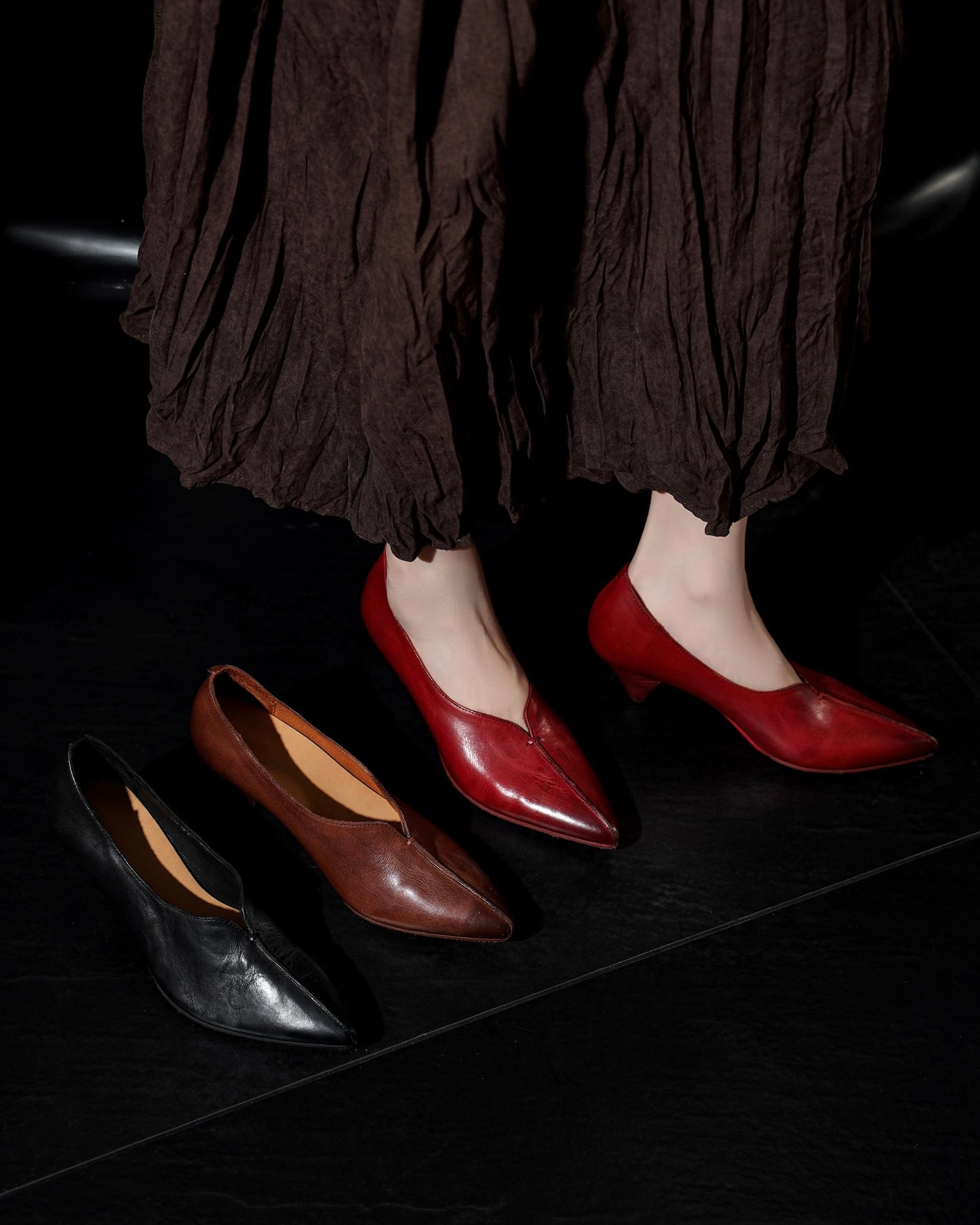 623 - Zapatos de piel de caballo