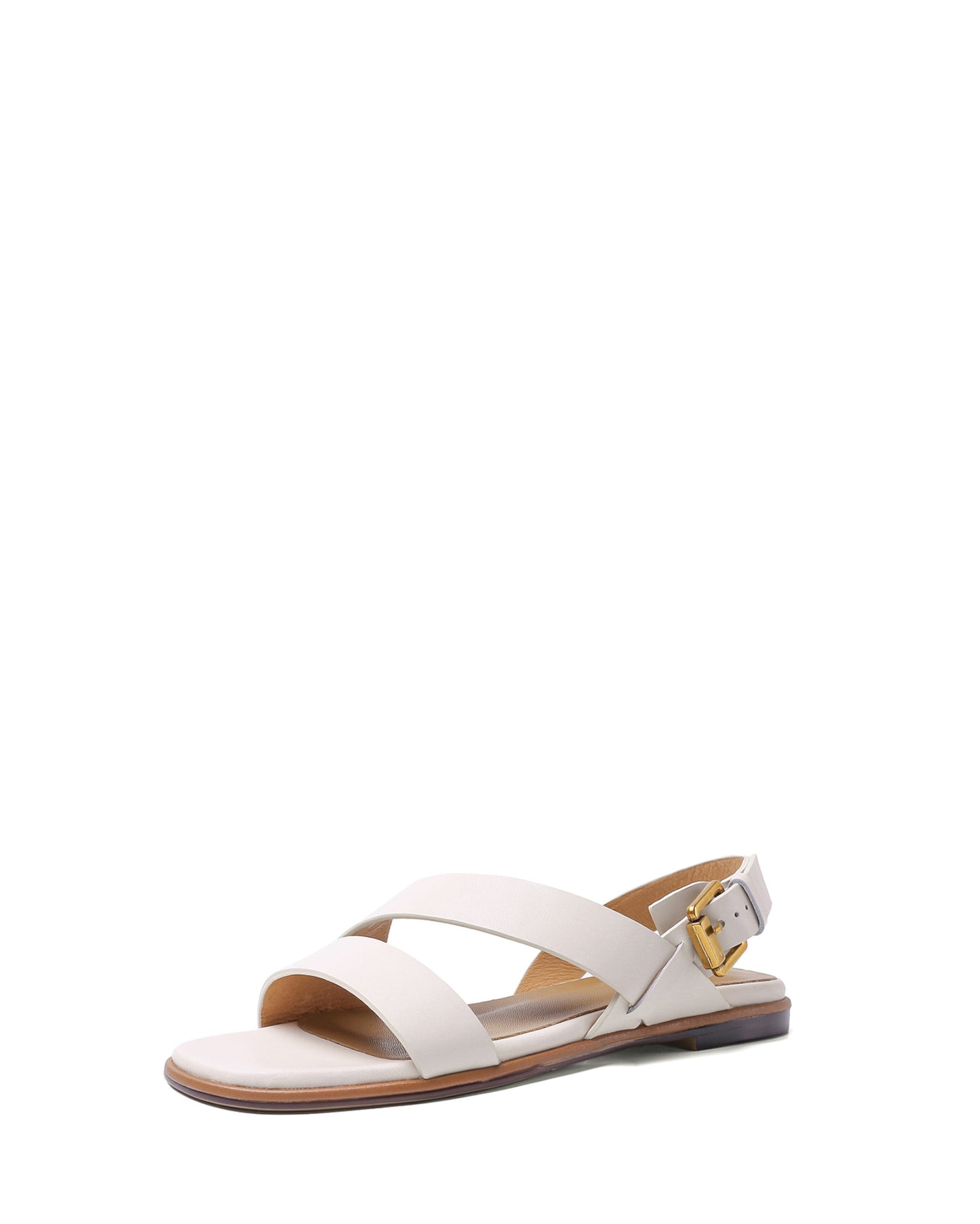 Afer - Asymmetrical Leather Flats