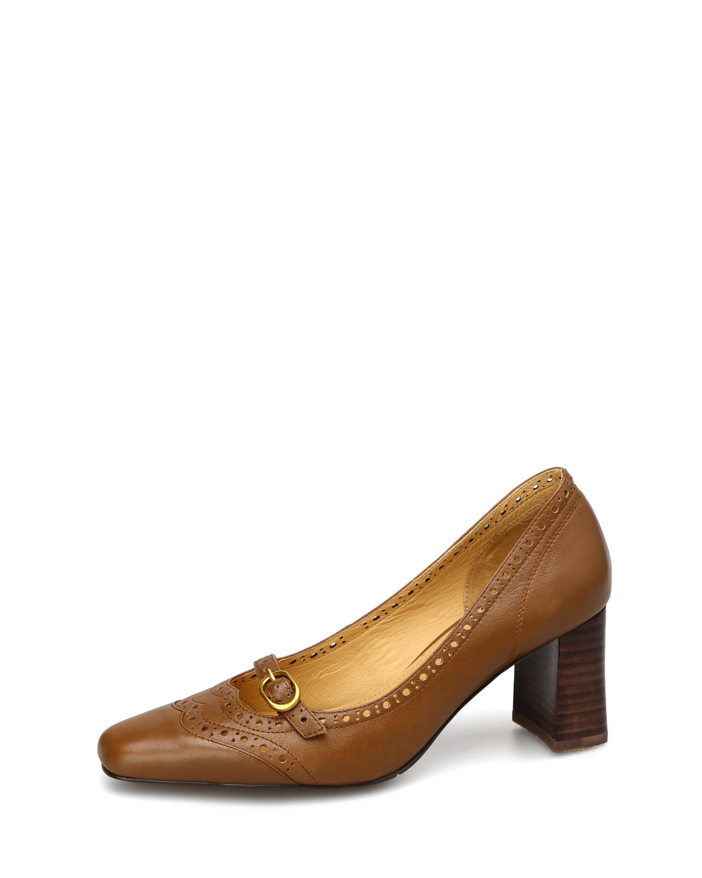 Avadi - Escarpins Brogue en cuir