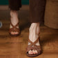 Boa-brown-suede-sandals-model-1