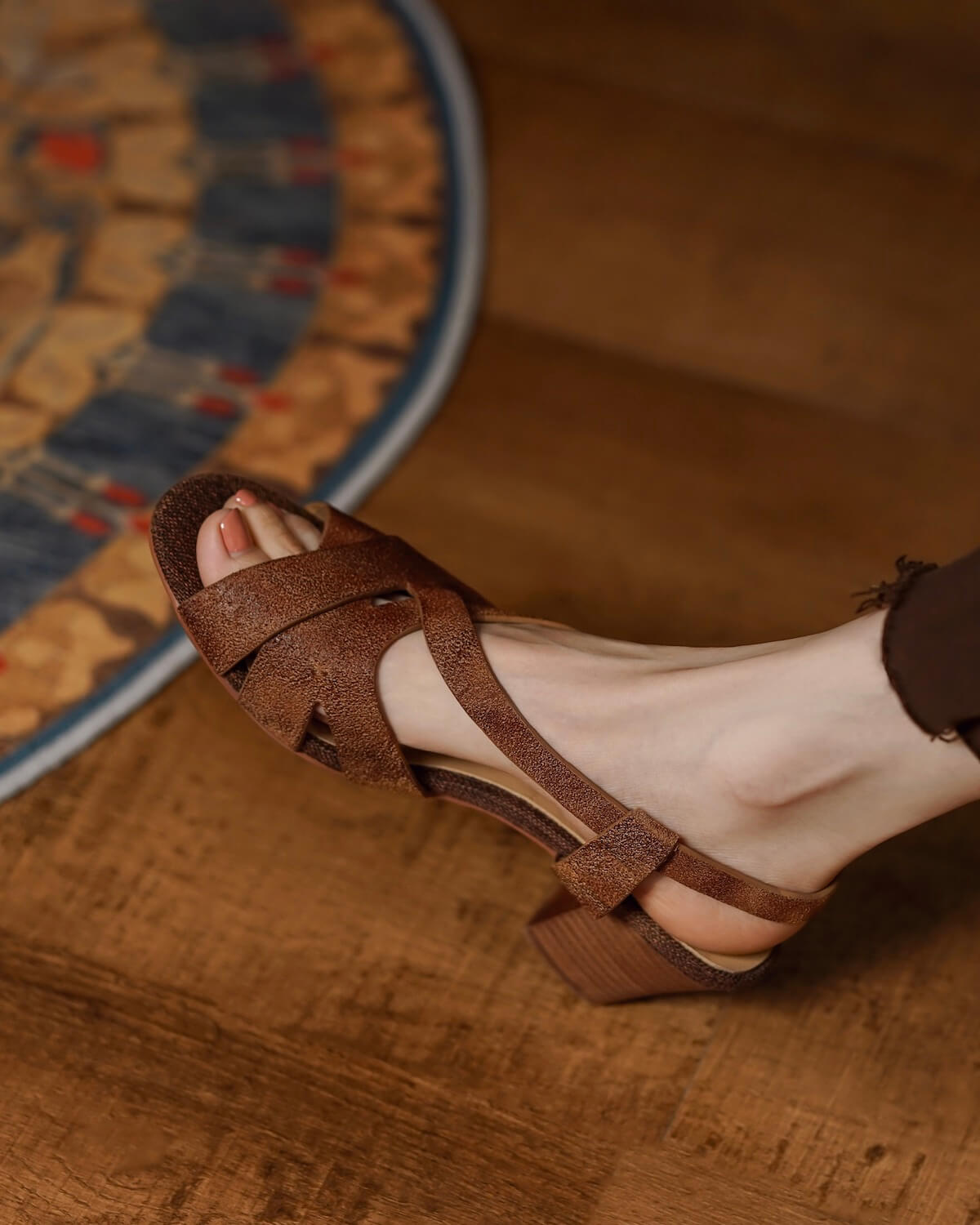 Almeria Suede Sandal | Banana Republic