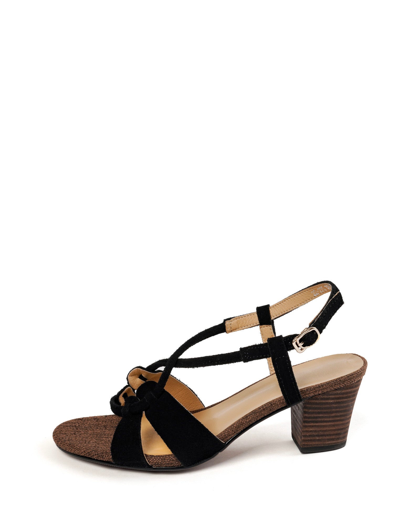 Boa-crisscross-suede-sandals-black-1