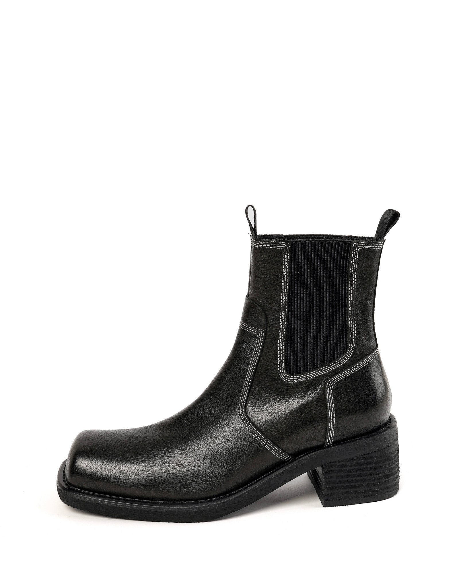 Bora-square-toe-black-leather-chelsea-boots-1
