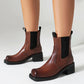 Bora-square-toe-brown-leather-chelsea-boots-model-1