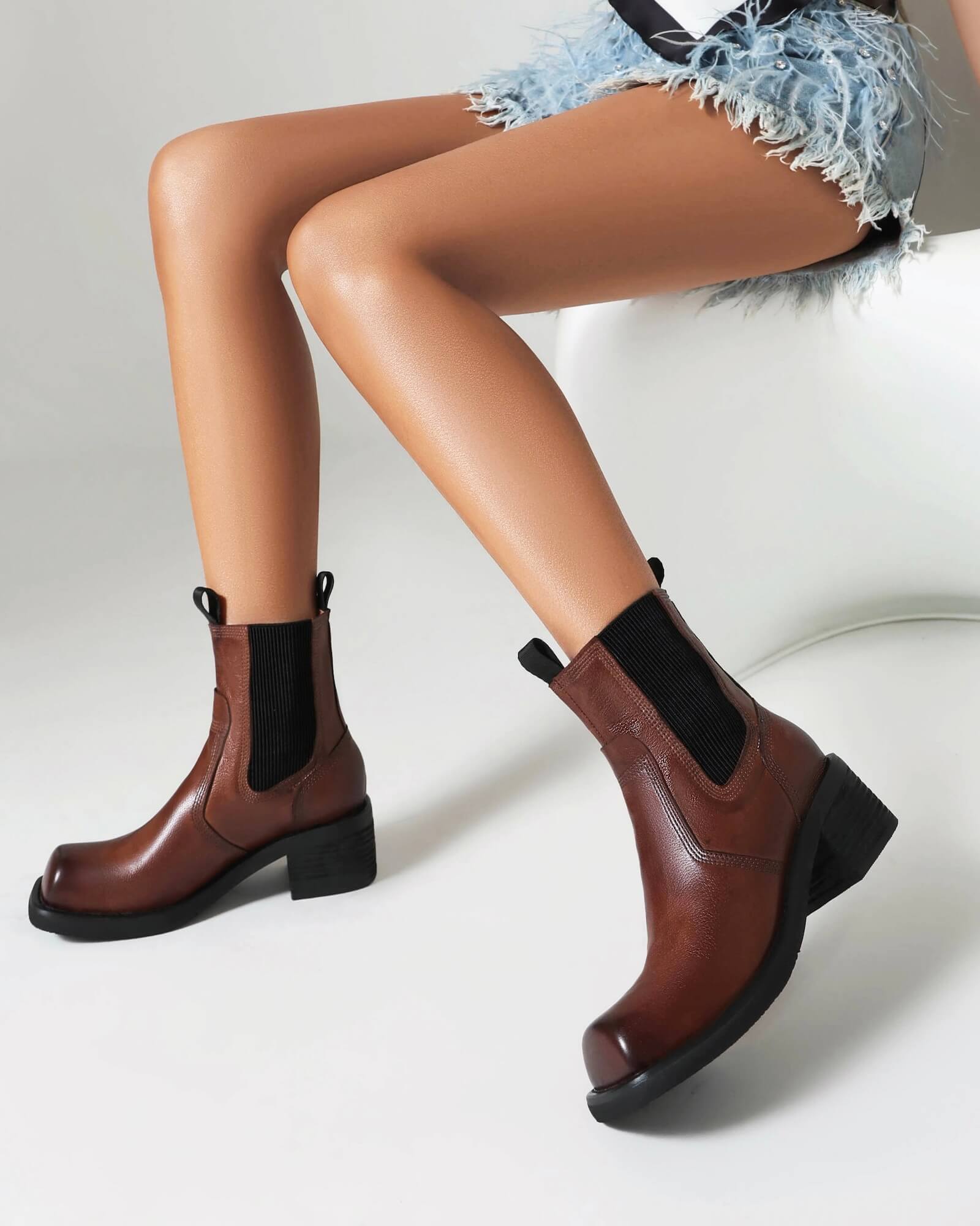 Bora-square-toe-brown-leather-chelsea-boots-model-7