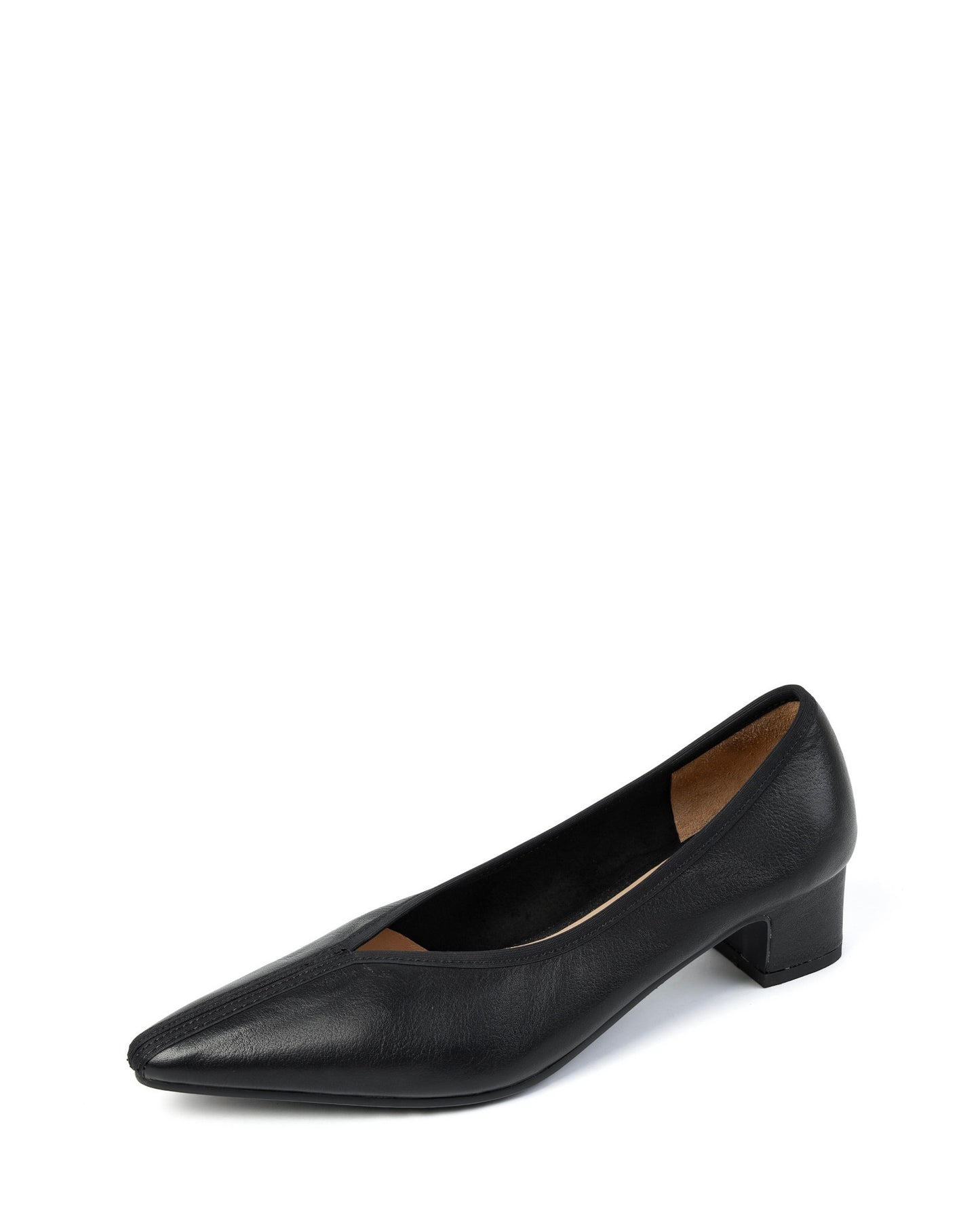 Cayln-topstitching-leather-pumps-black