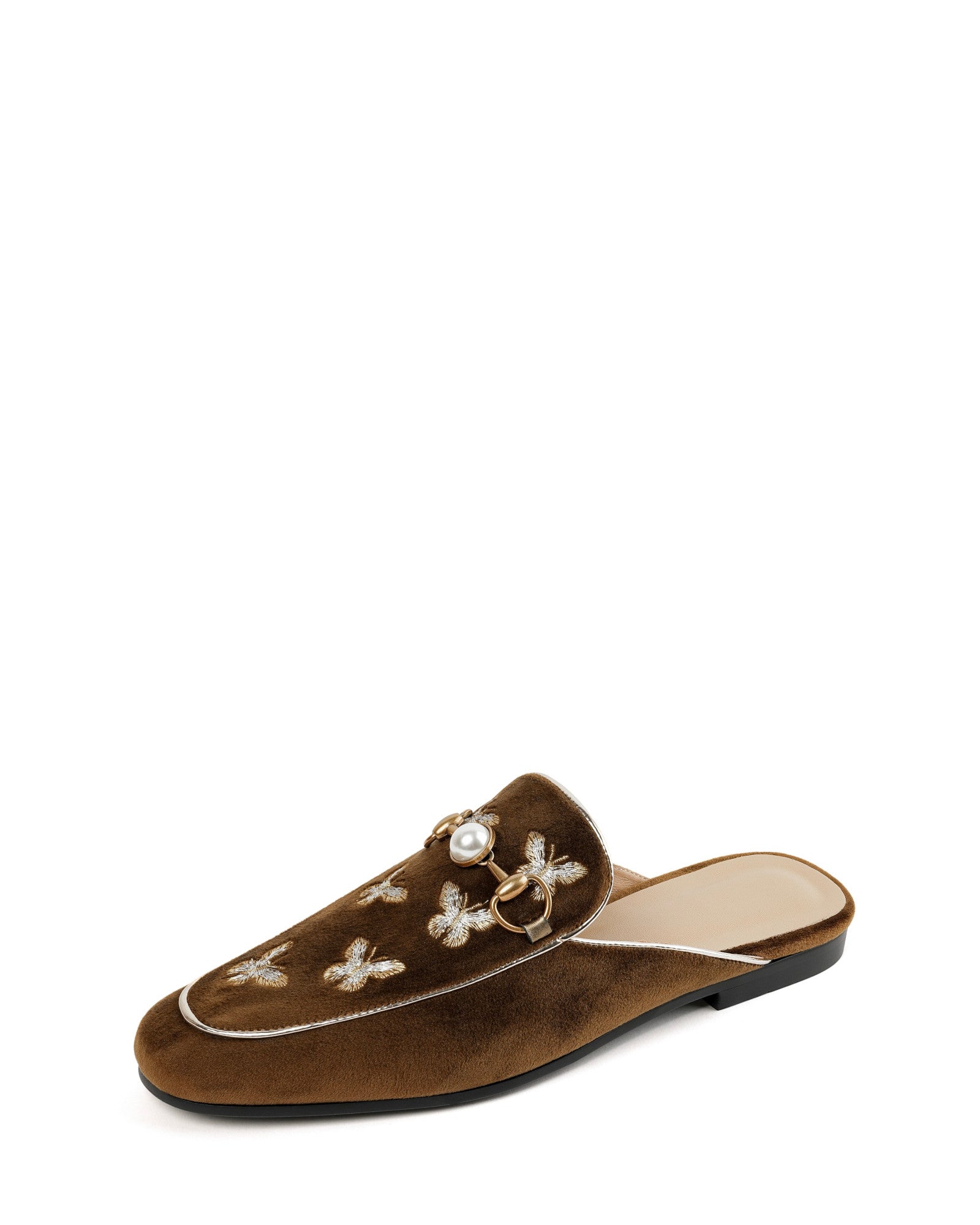Coria-emborided-mules-brown
