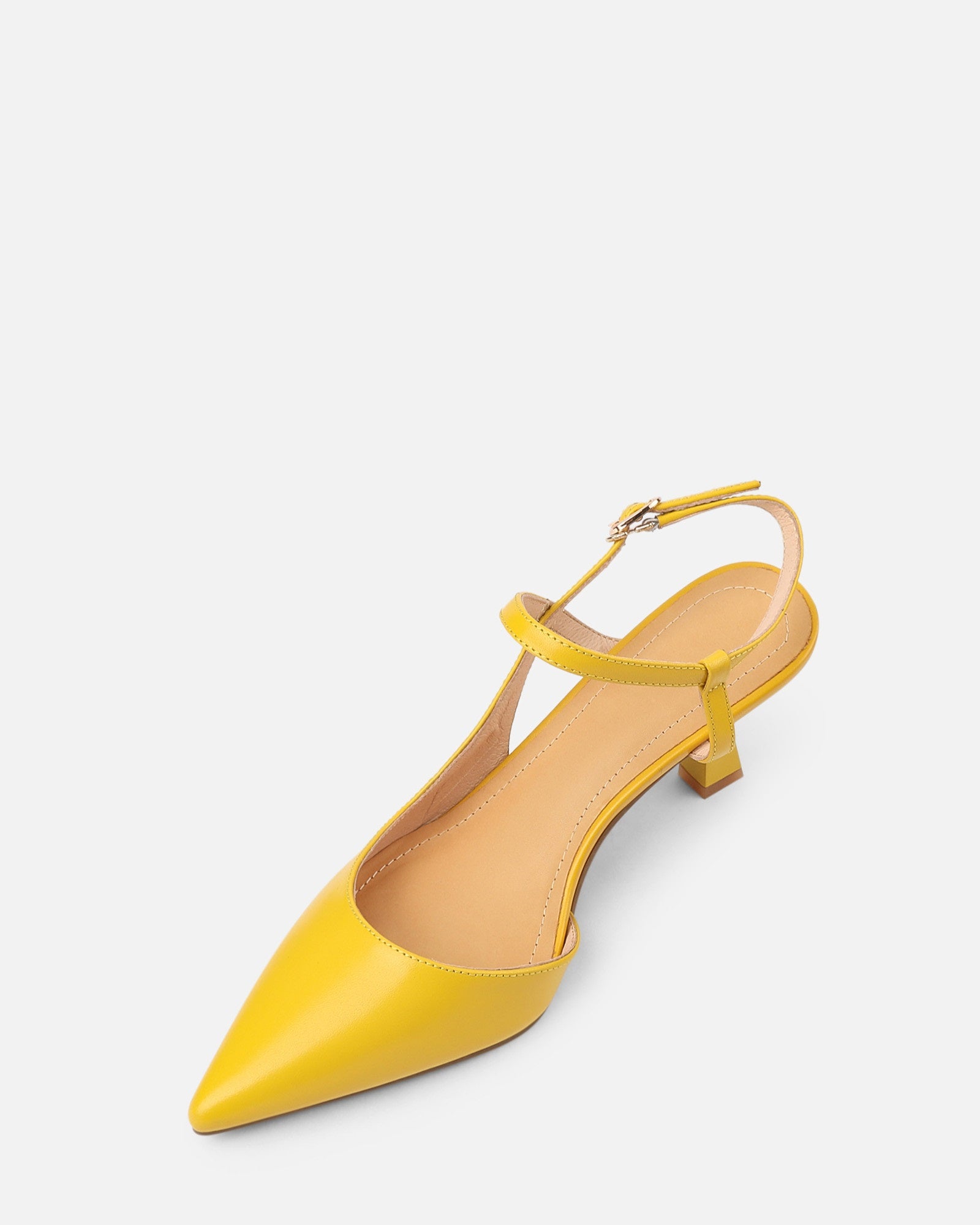 Dessi-asymmetrical-ankle-strap-pumps-yellow-2