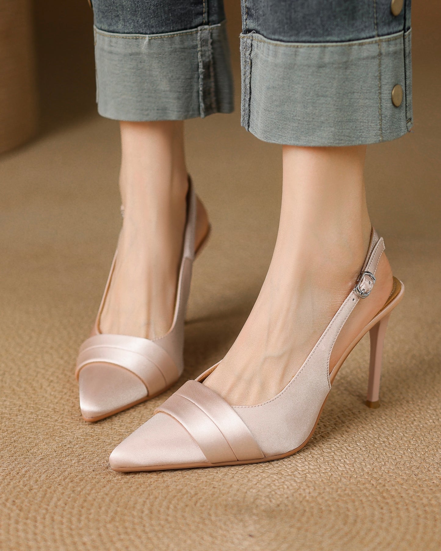 Ema - Satin Heels