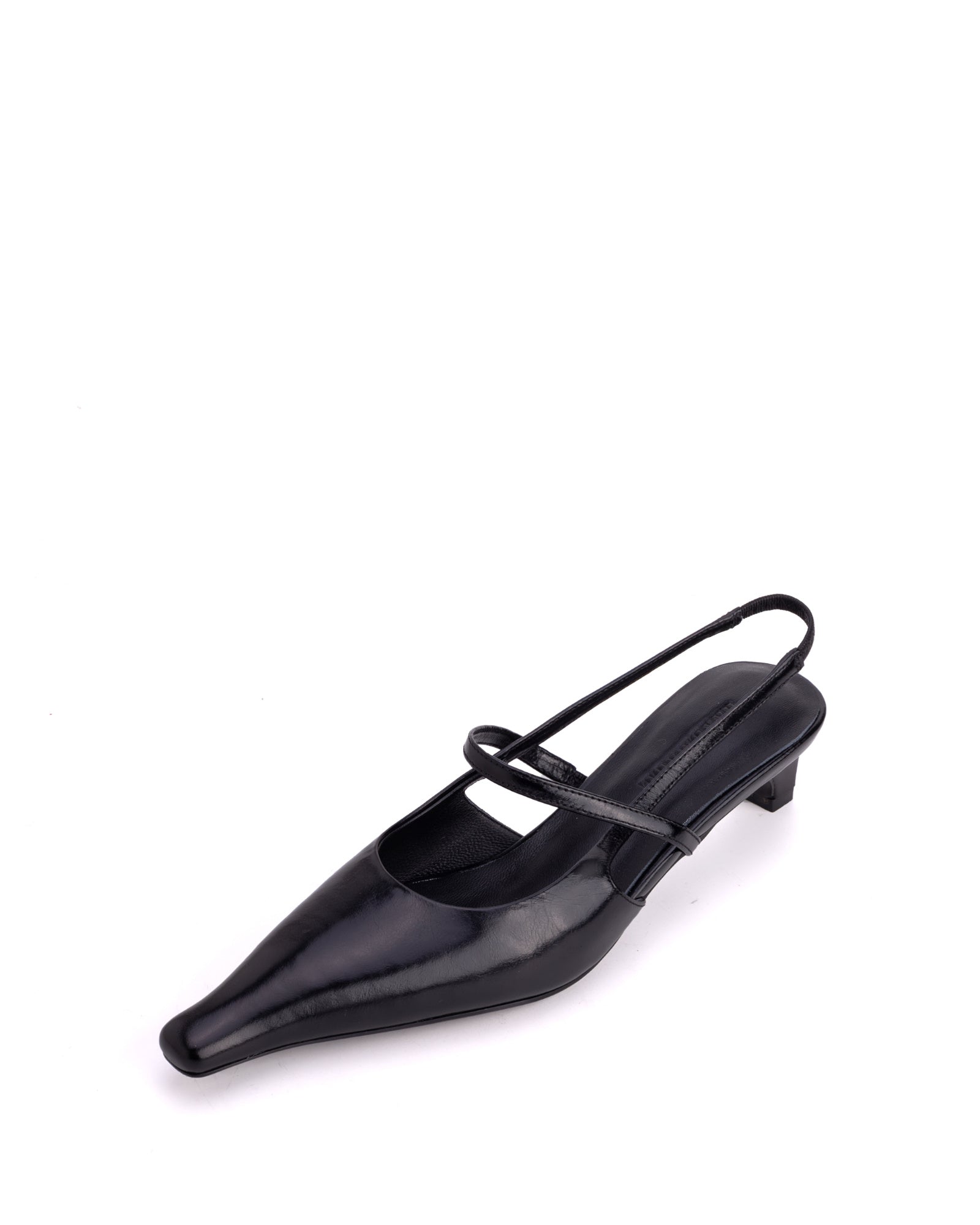 Faya - Leather Slingbacks