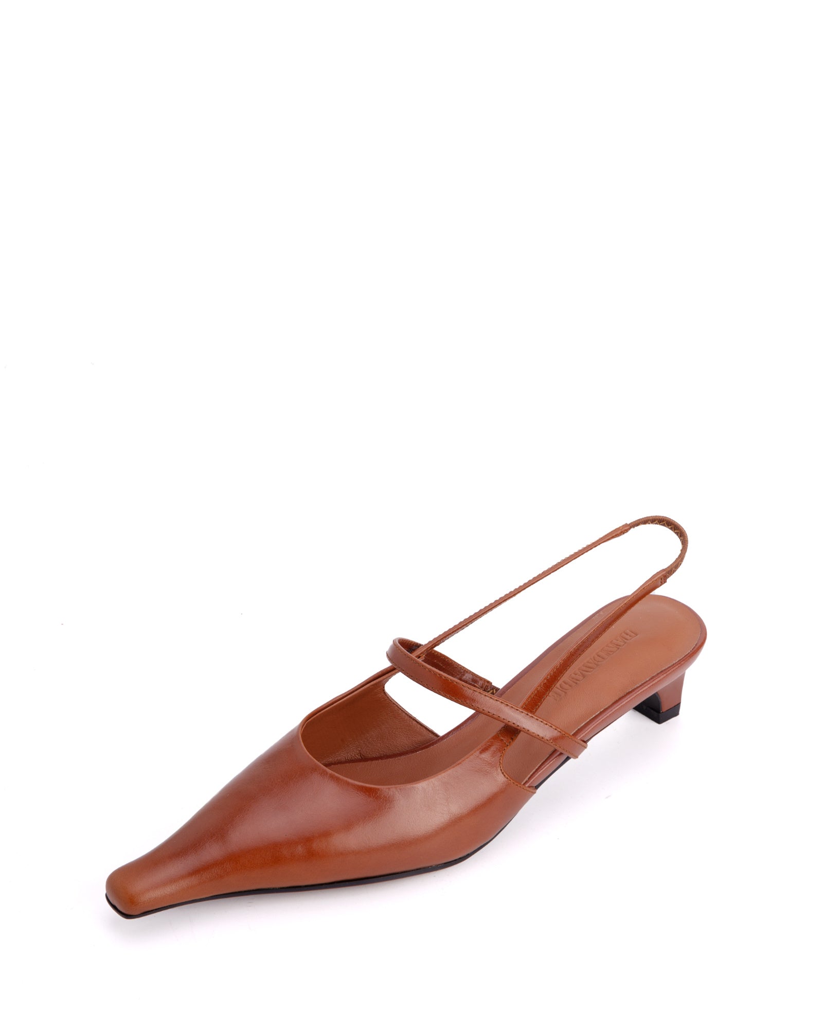 Faya - Leather Slingbacks