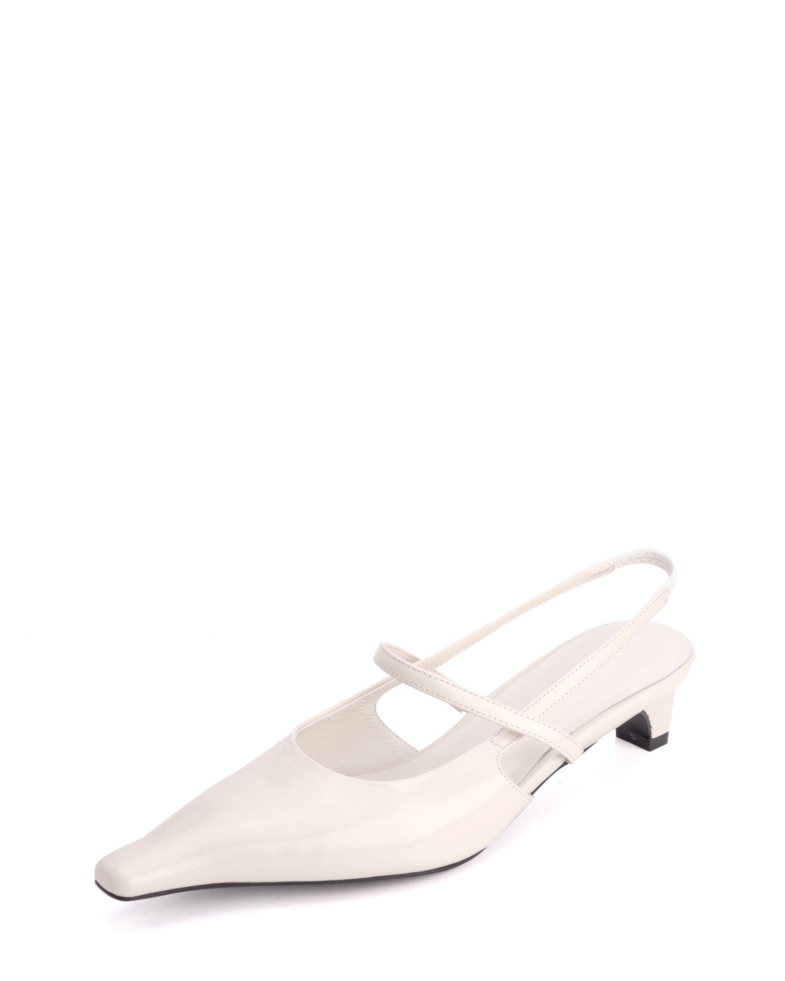 Faya - Leather Slingbacks